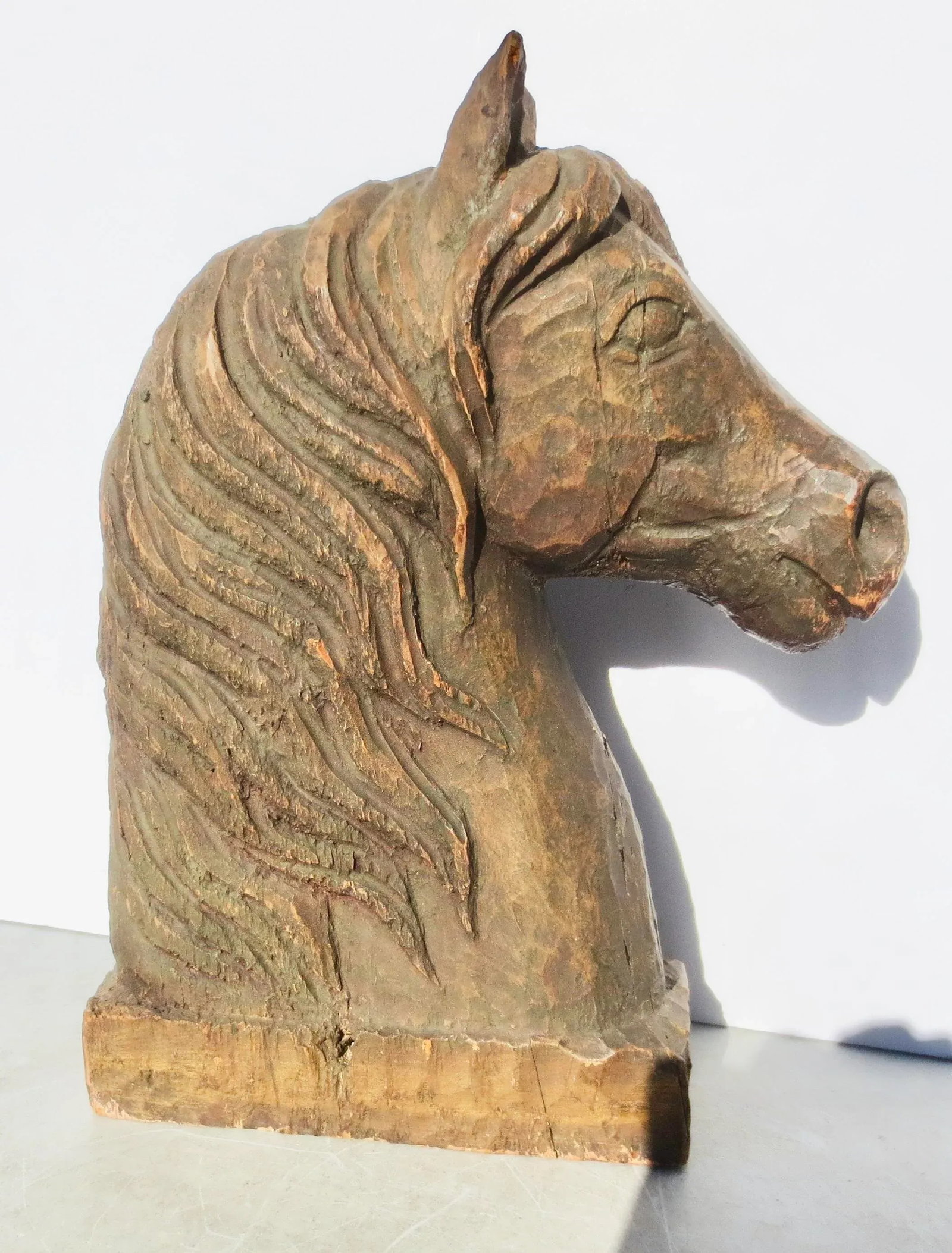 Folk Art Wooden Horse Knight - 2