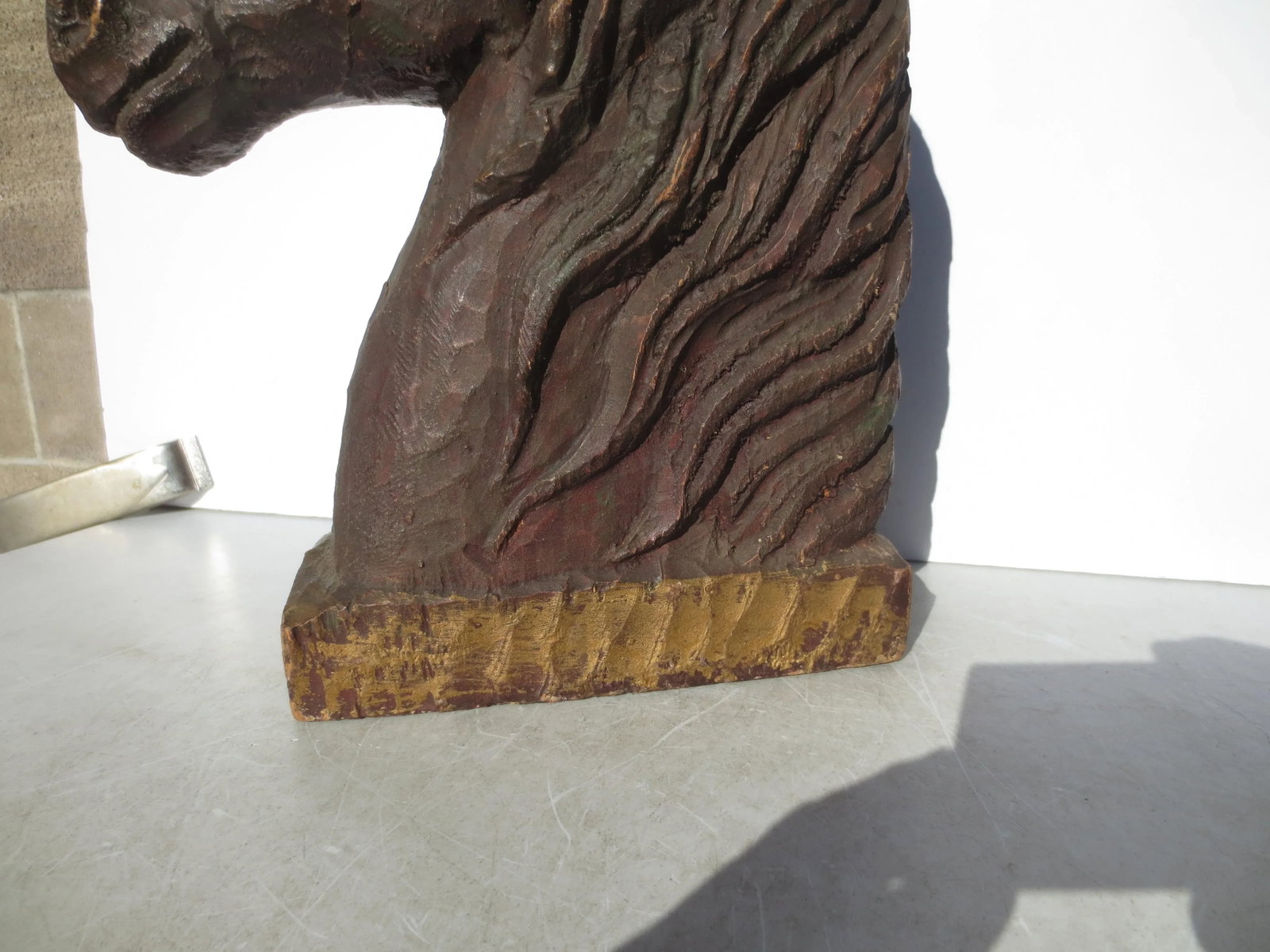 Folk Art Wooden Horse Knight - 6
