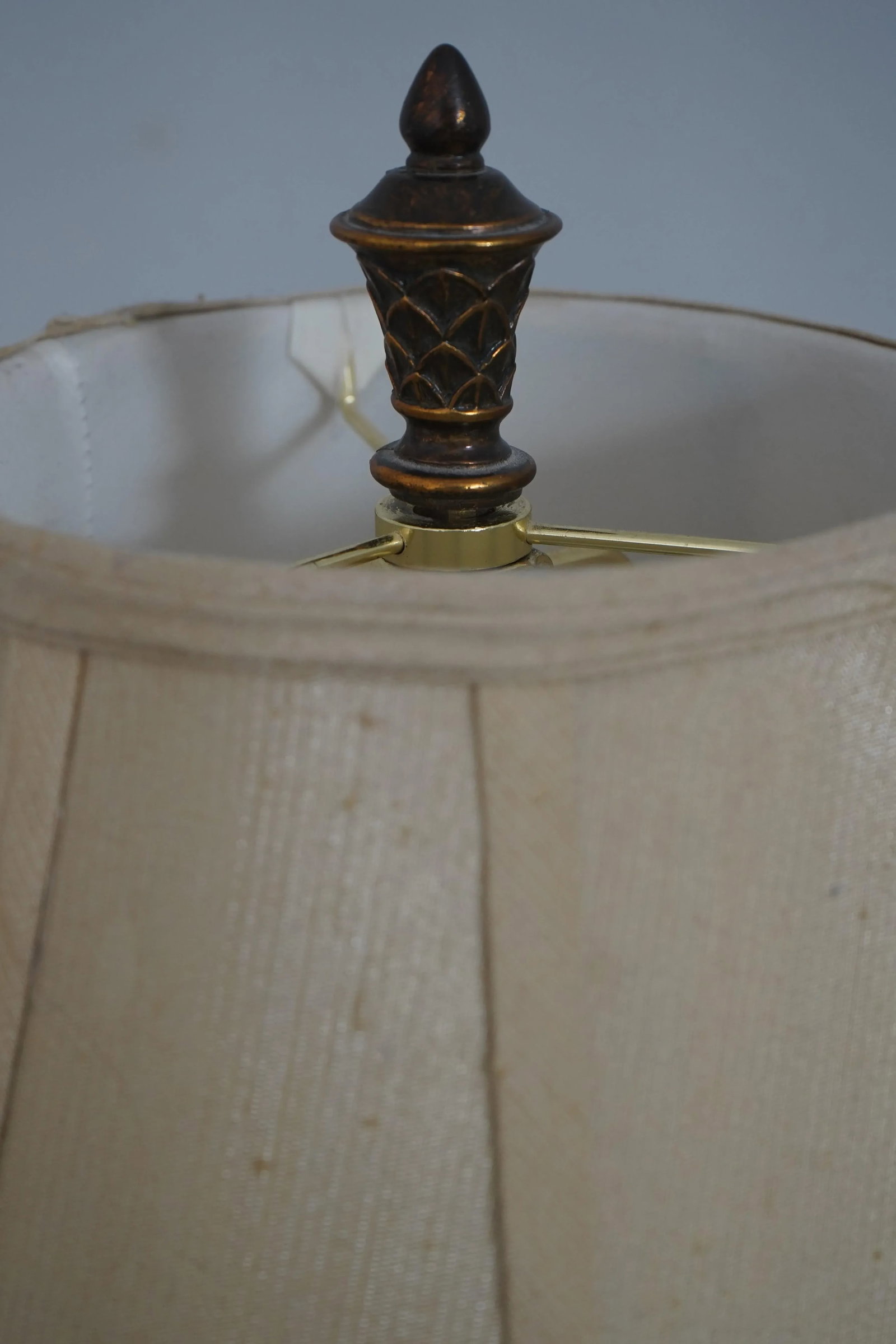 Nice Decorative Floor Lamp W. Marble Inserts - 4
