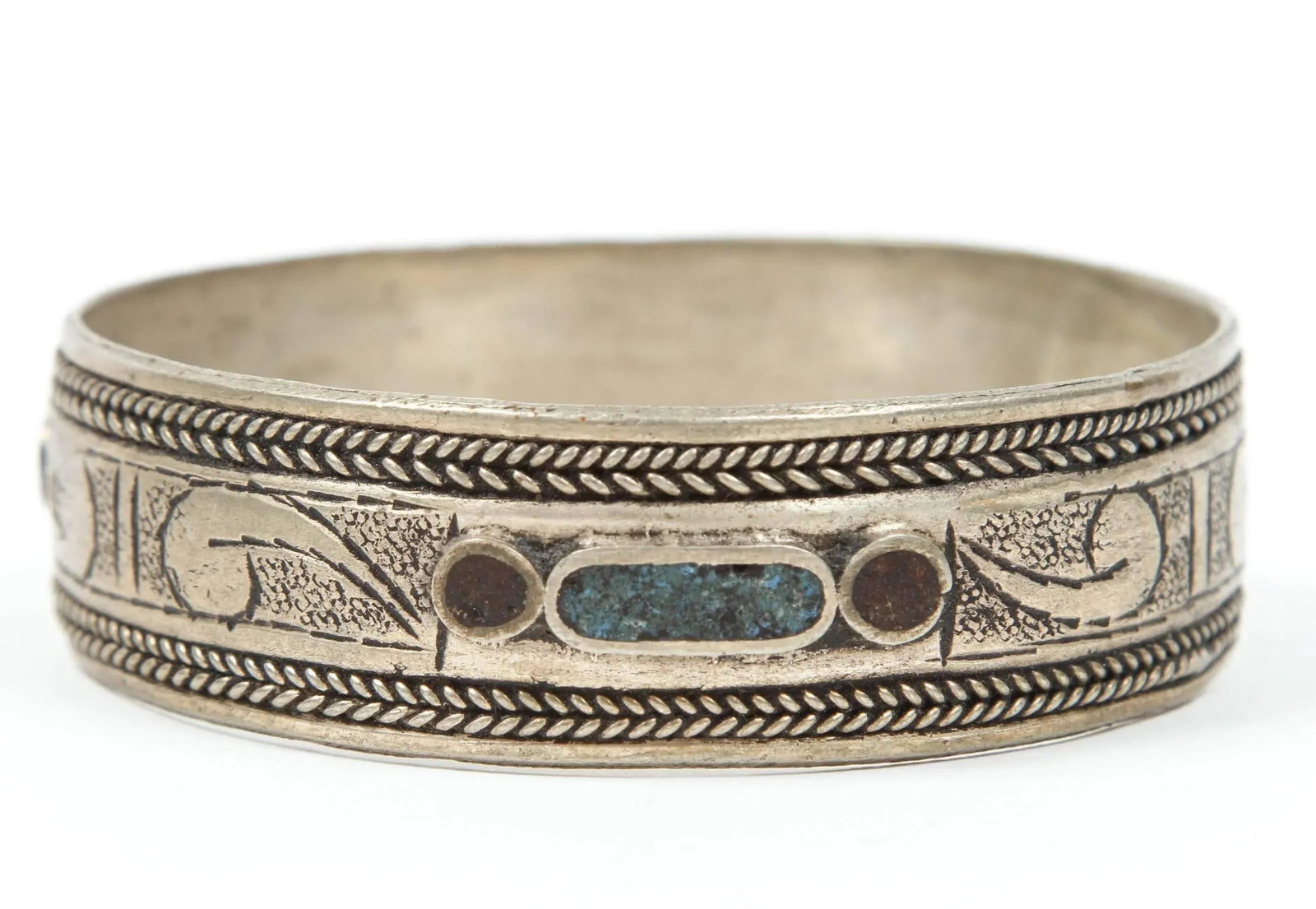 Vintage Moroccan Berber Ethnic Bracelet - 6