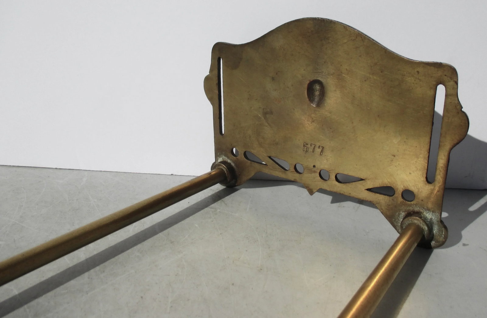 Edwardian Gothic Revival Expandable Book Holder Circa 1900 - 5