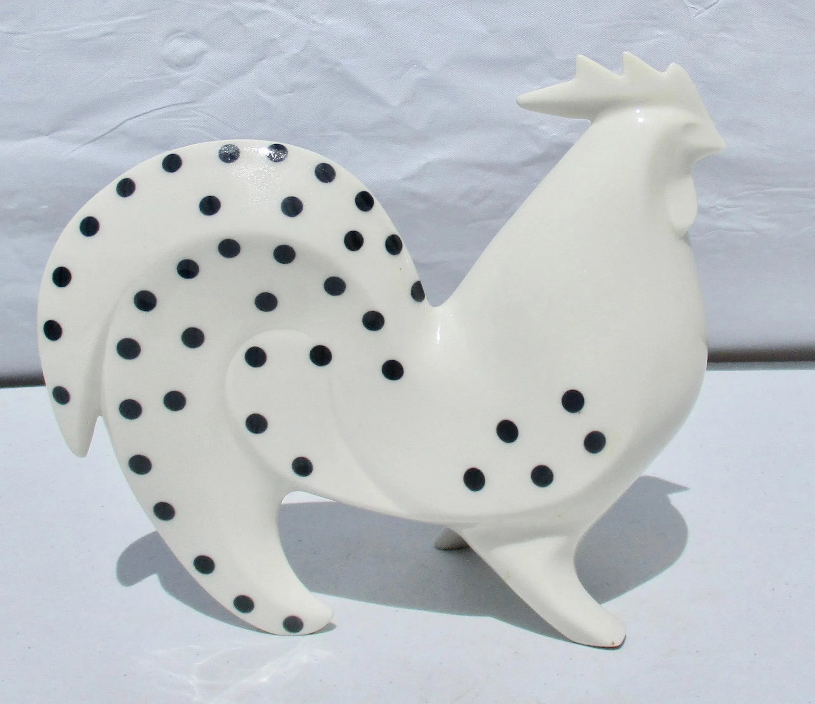 1970s Vintage Sgrafo Modern Rooster Figurine - 2