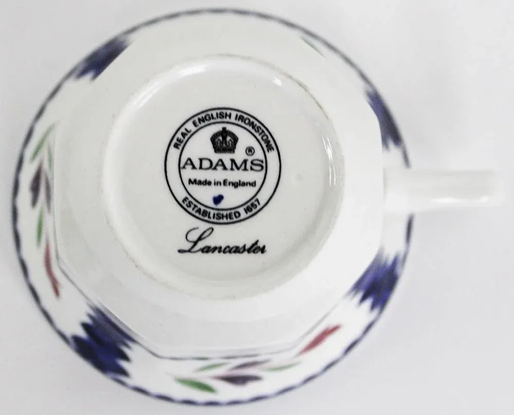 Adams China Lancaster Pattern - Real English Ironstone - 7