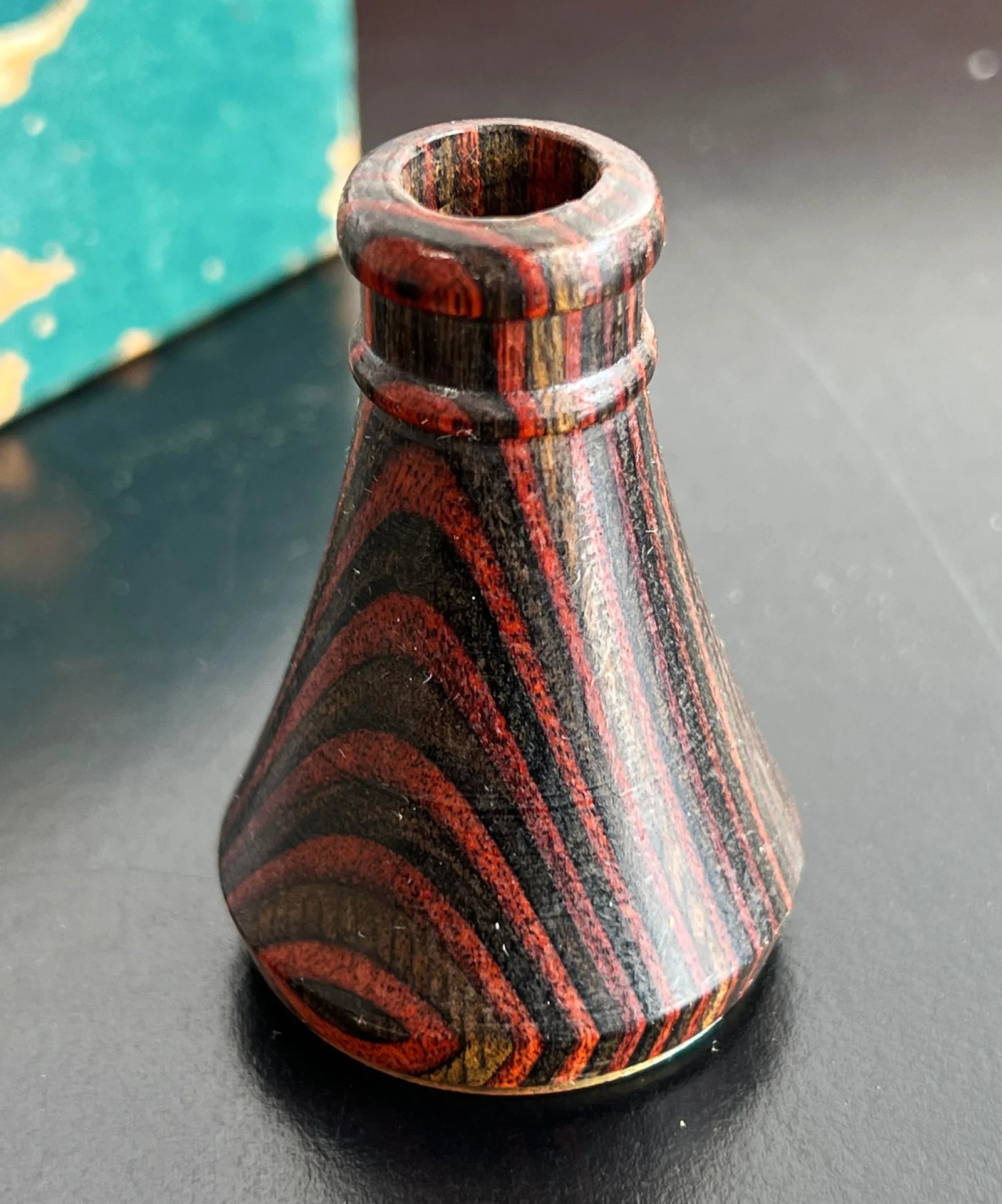 Vintage Exotic Wood & Brass Kaleidoscope - 3