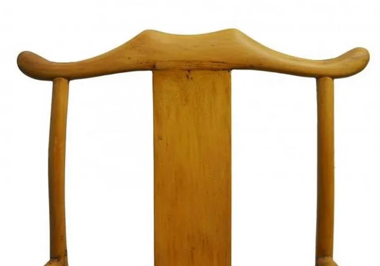 Antique Natural Wood Lamp Hanger Side Chair From China, 19th Century - 6