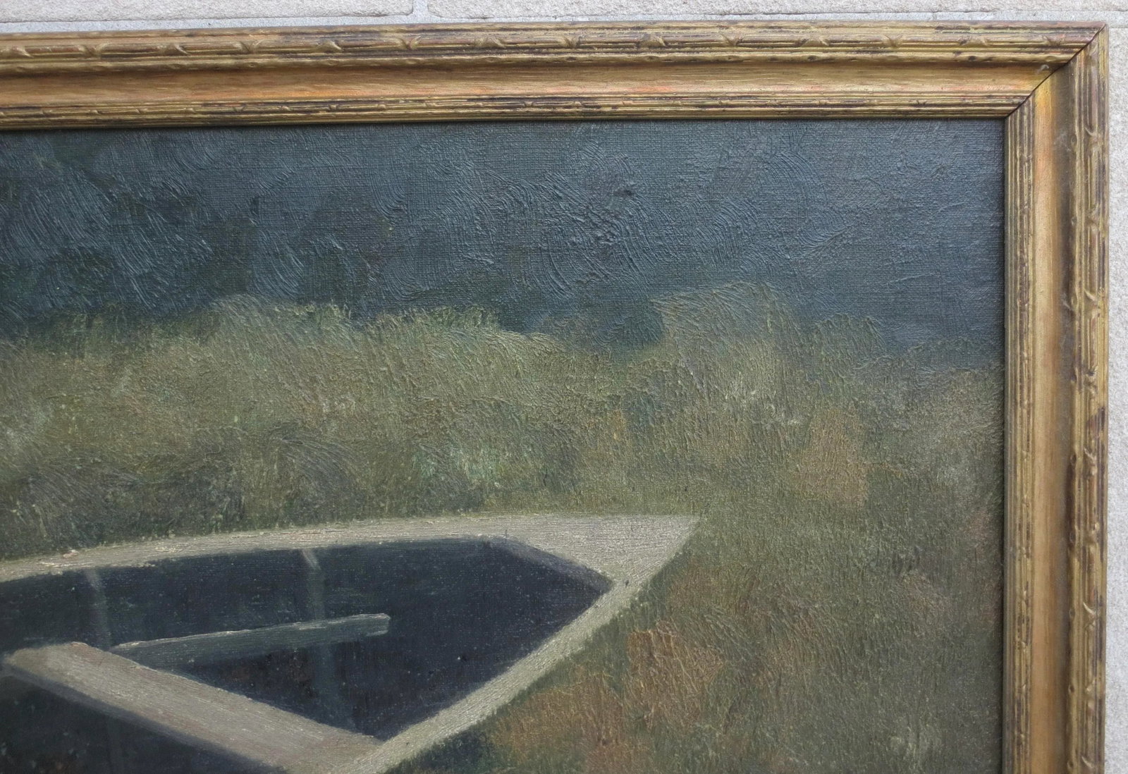 Robert Bliss Painting Boat on Shore Circa Mid-20th - 9
