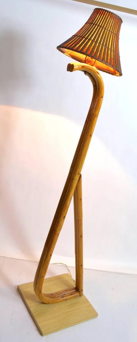 Bamboo Floor Lamp - 9