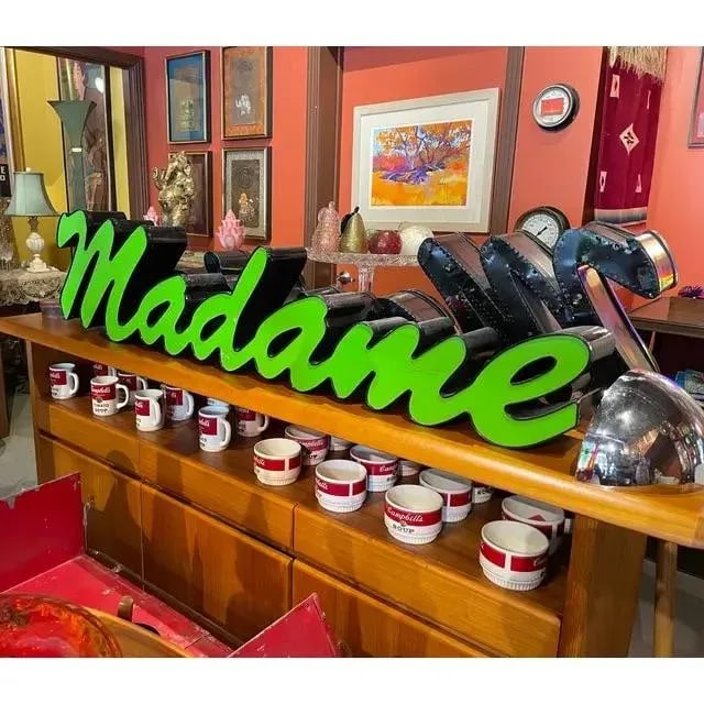 Mid Century "Madame" Sign - 2