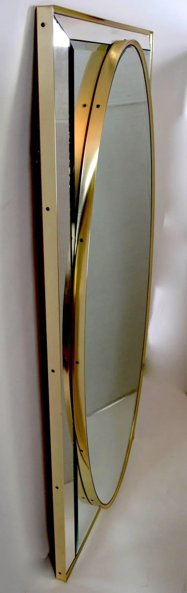 Decorative Mirror on Mirror Attributed to Labarge - 4