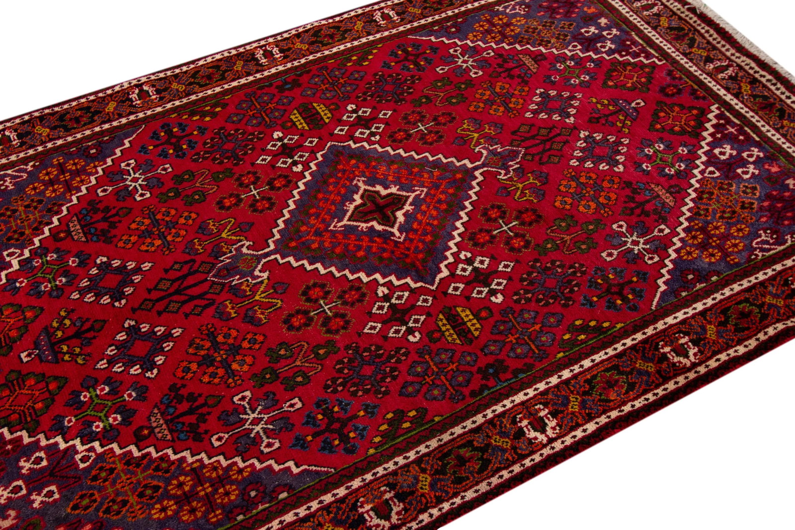 Vintage Persian Joshegan Rug, 4'3" X 7' - 7