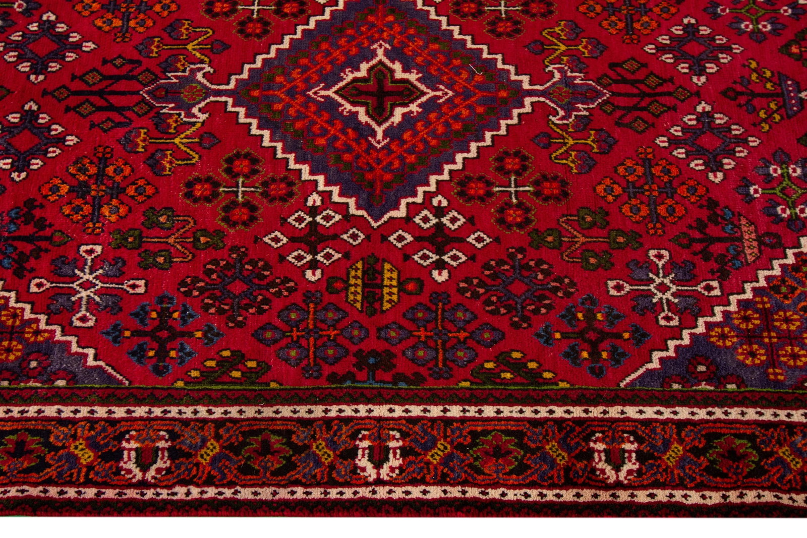 Vintage Persian Joshegan Rug, 4'3" X 7' - 8