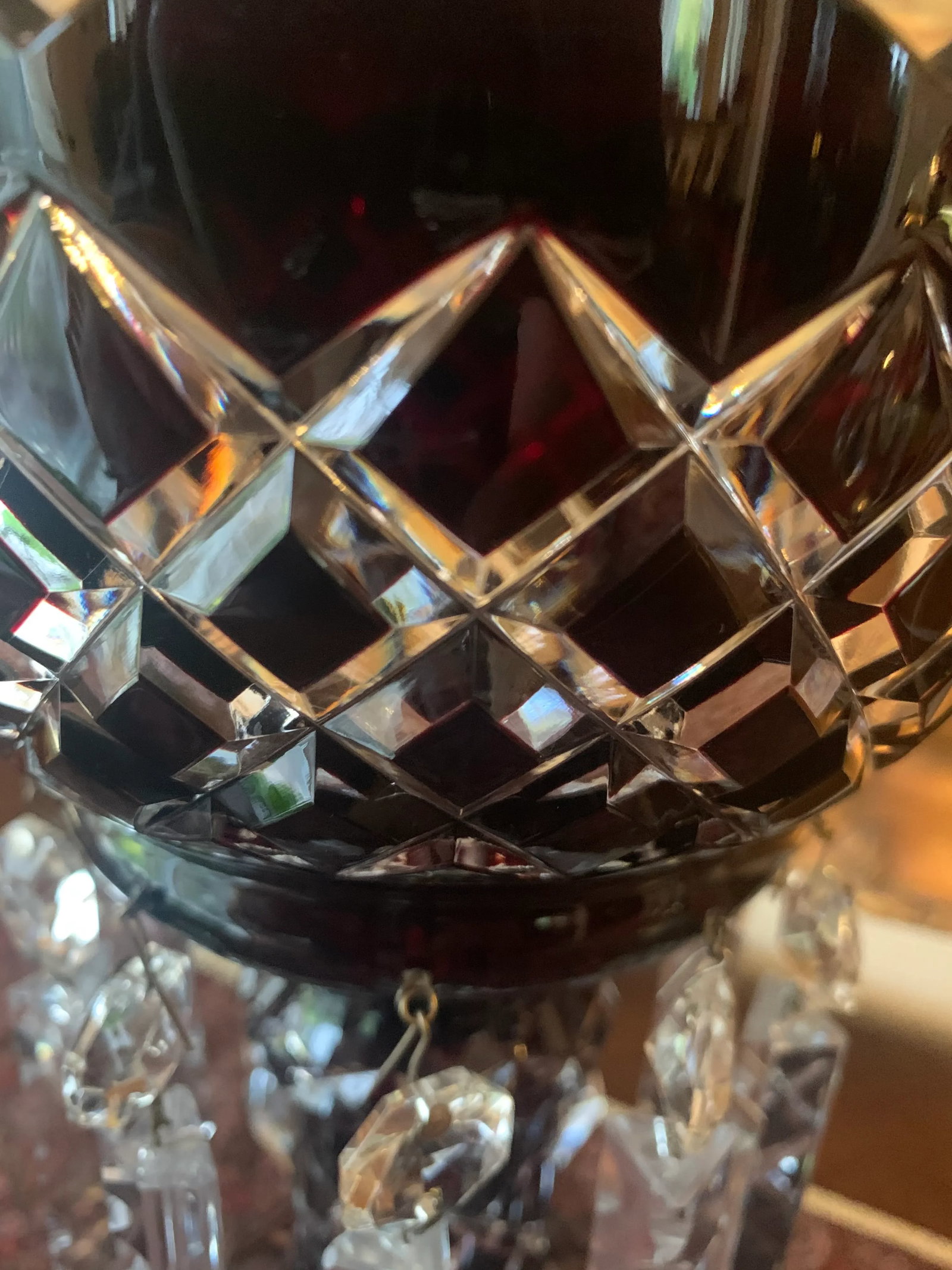 Vintage Bohemian Luster Candle Holder - 3