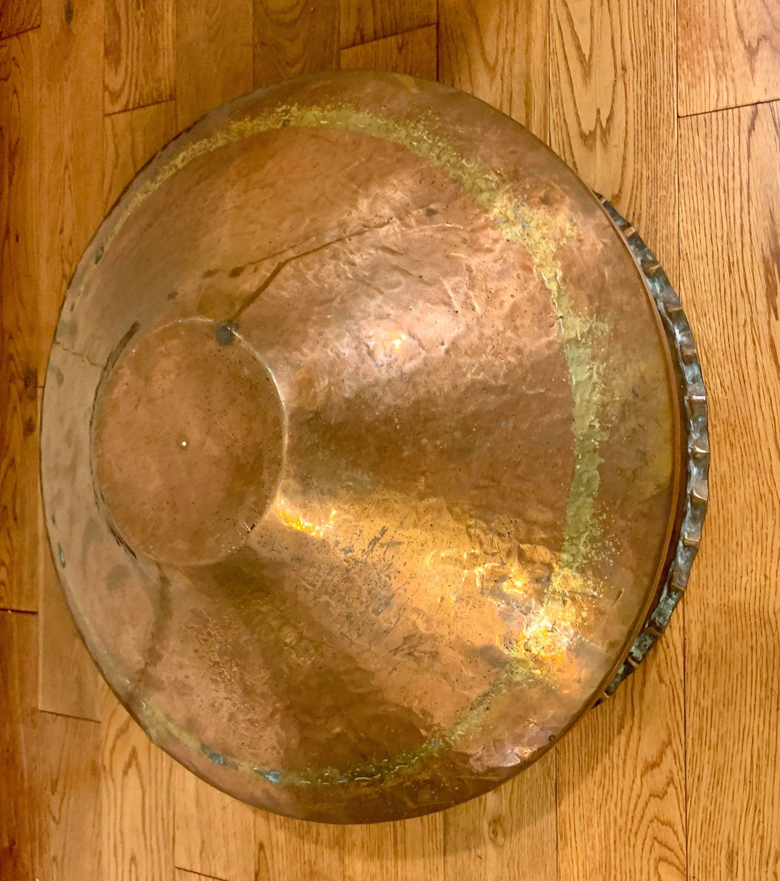 Persian Hammered Copper Bowl - 3