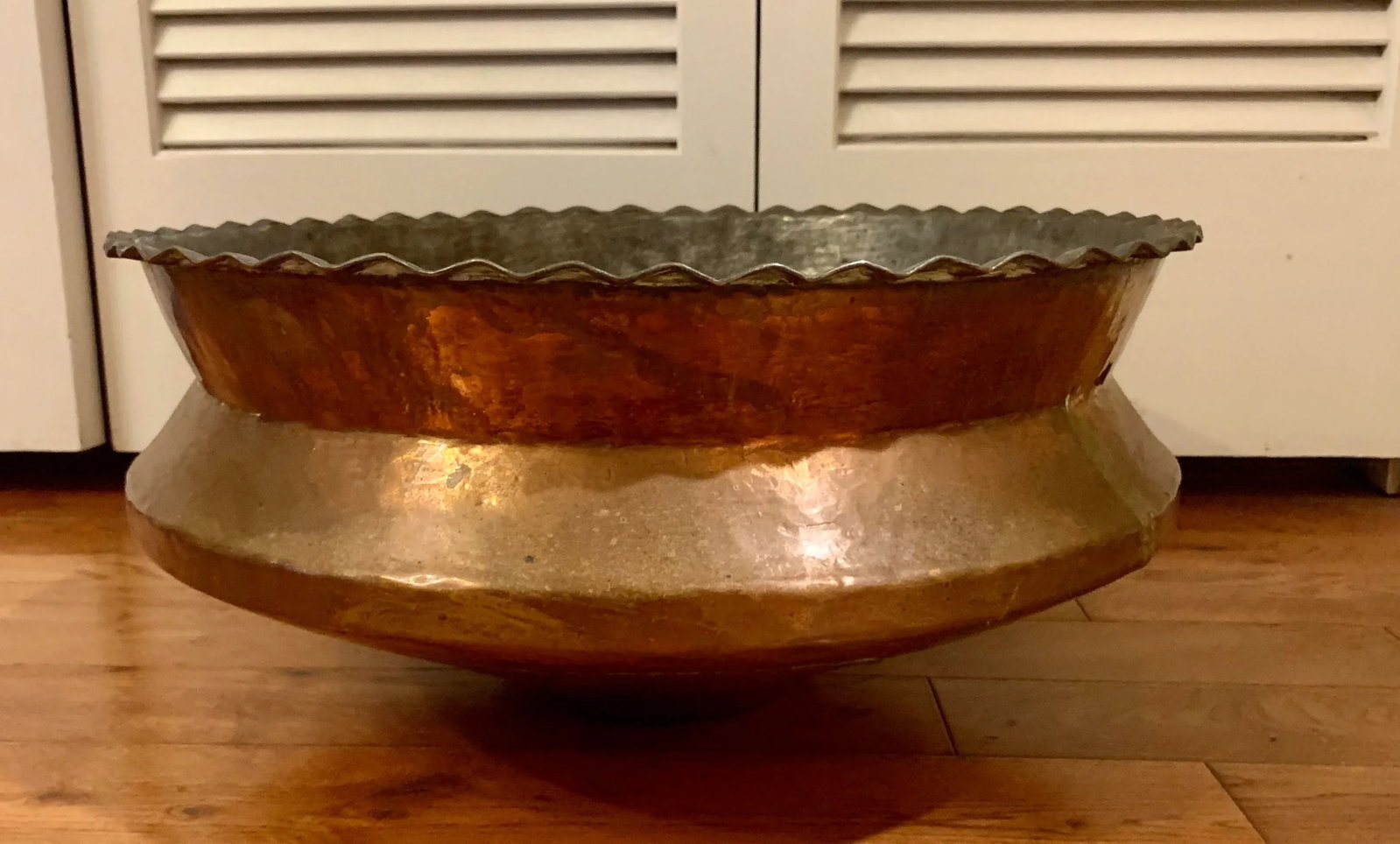 Persian Hammered Copper Bowl - 4