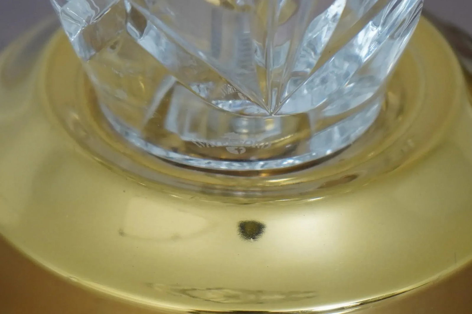 Waterford Etched Crystal Small Table Lamp - 2