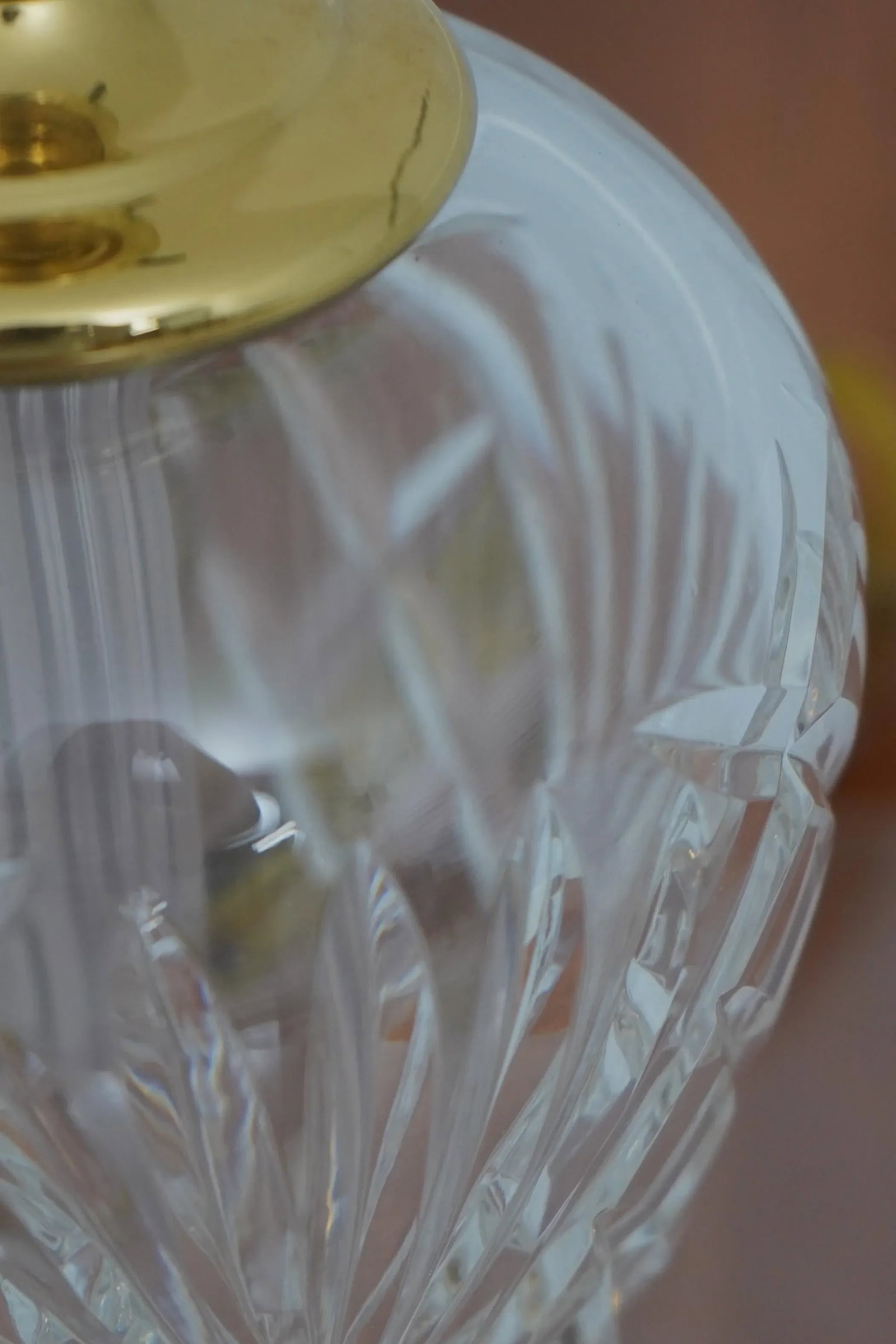 Waterford Etched Crystal Small Table Lamp - 4
