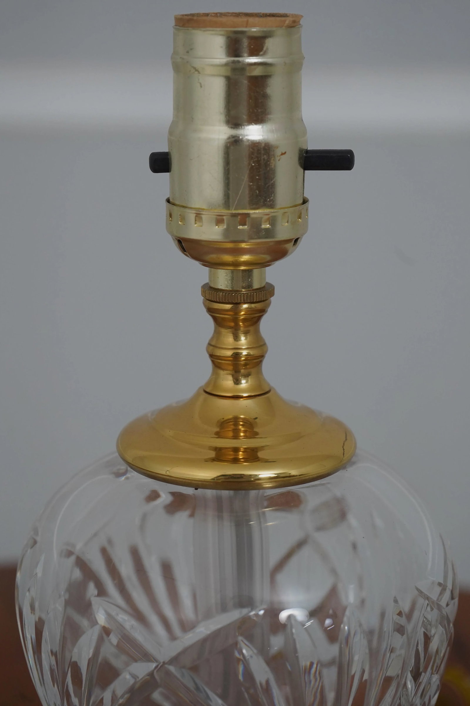 Waterford Etched Crystal Small Table Lamp - 7