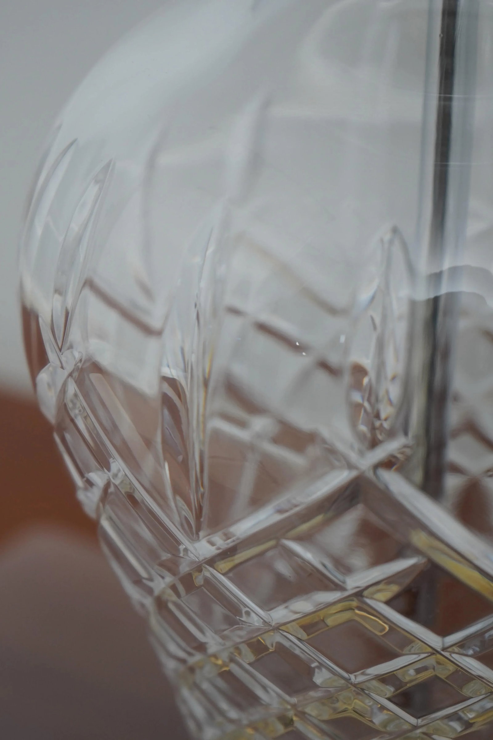 Waterford Crystal & Brass Table Lamp - 7