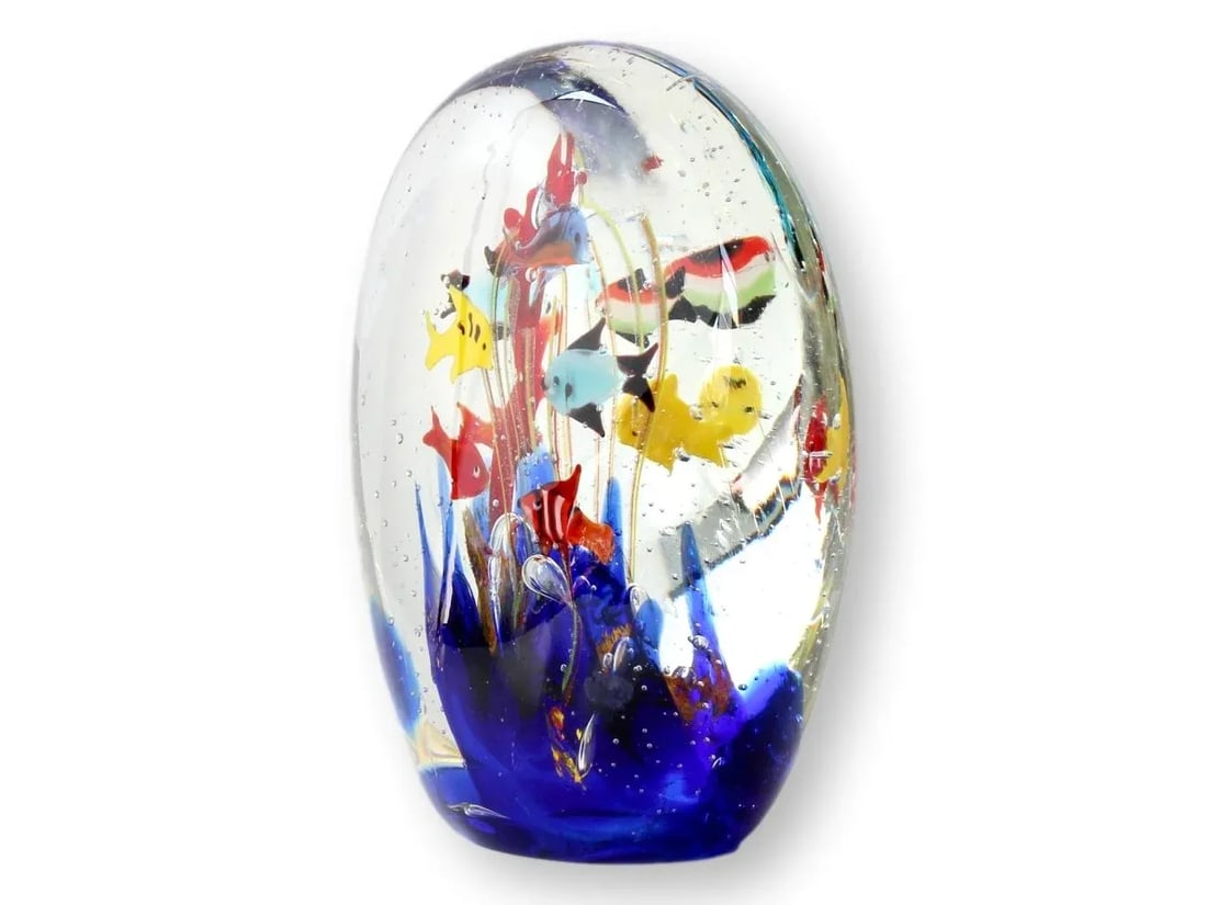 Midcentury Murano Glass Aquarium - 4