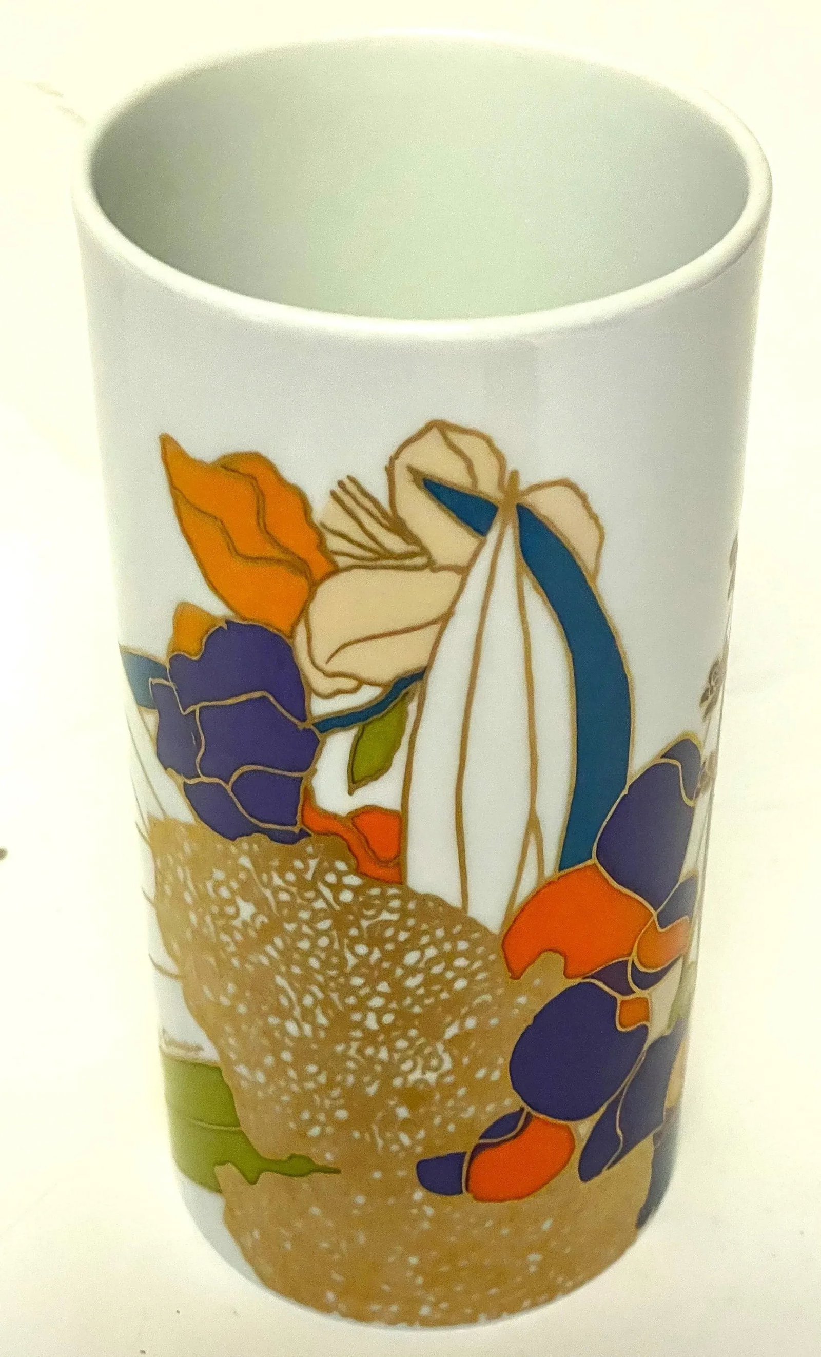 Mid 20th Century Rosenthal Studio-Linie Wolf Bauer White Porcelain Floral Vase - 3