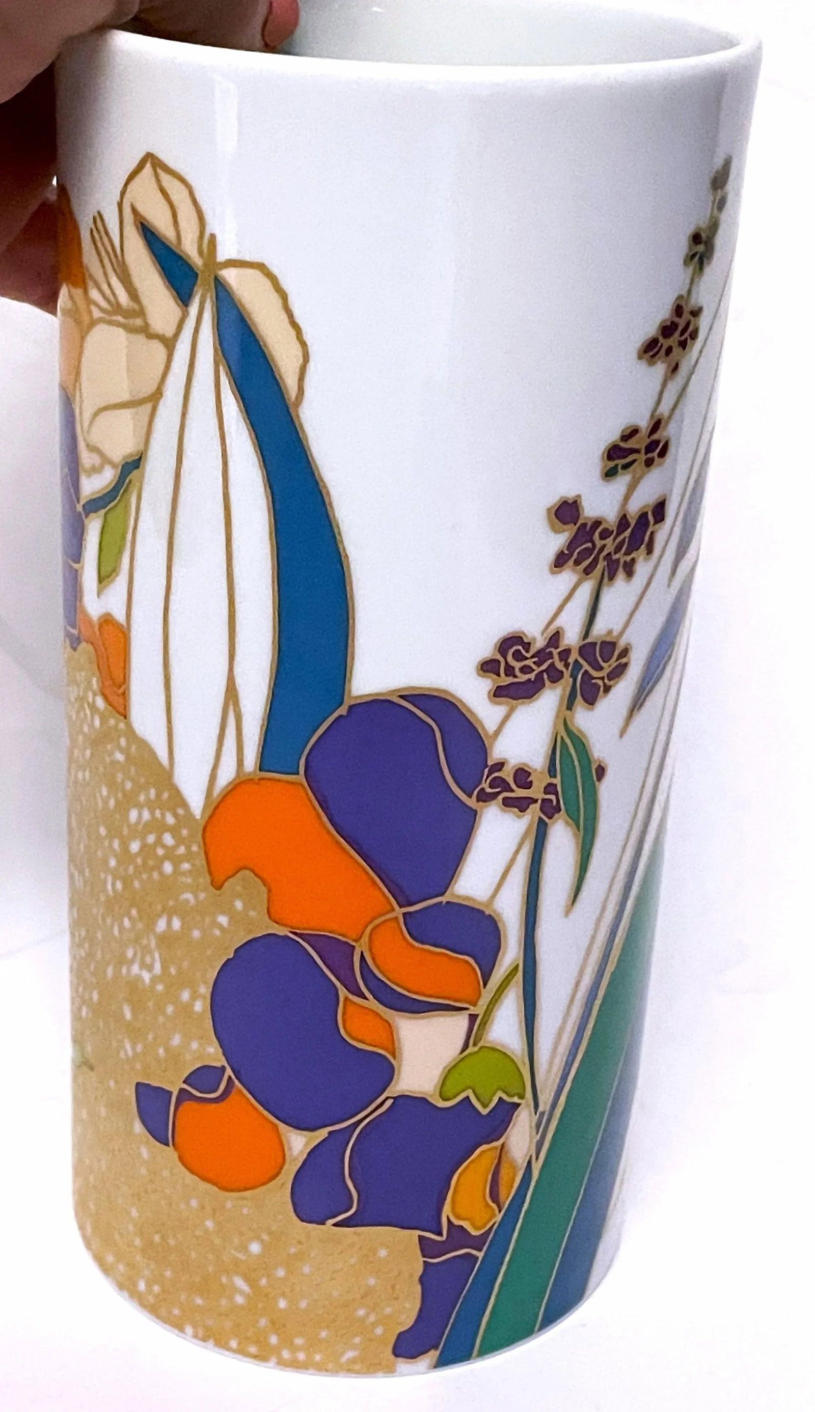 Mid 20th Century Rosenthal Studio-Linie Wolf Bauer White Porcelain Floral Vase - 4