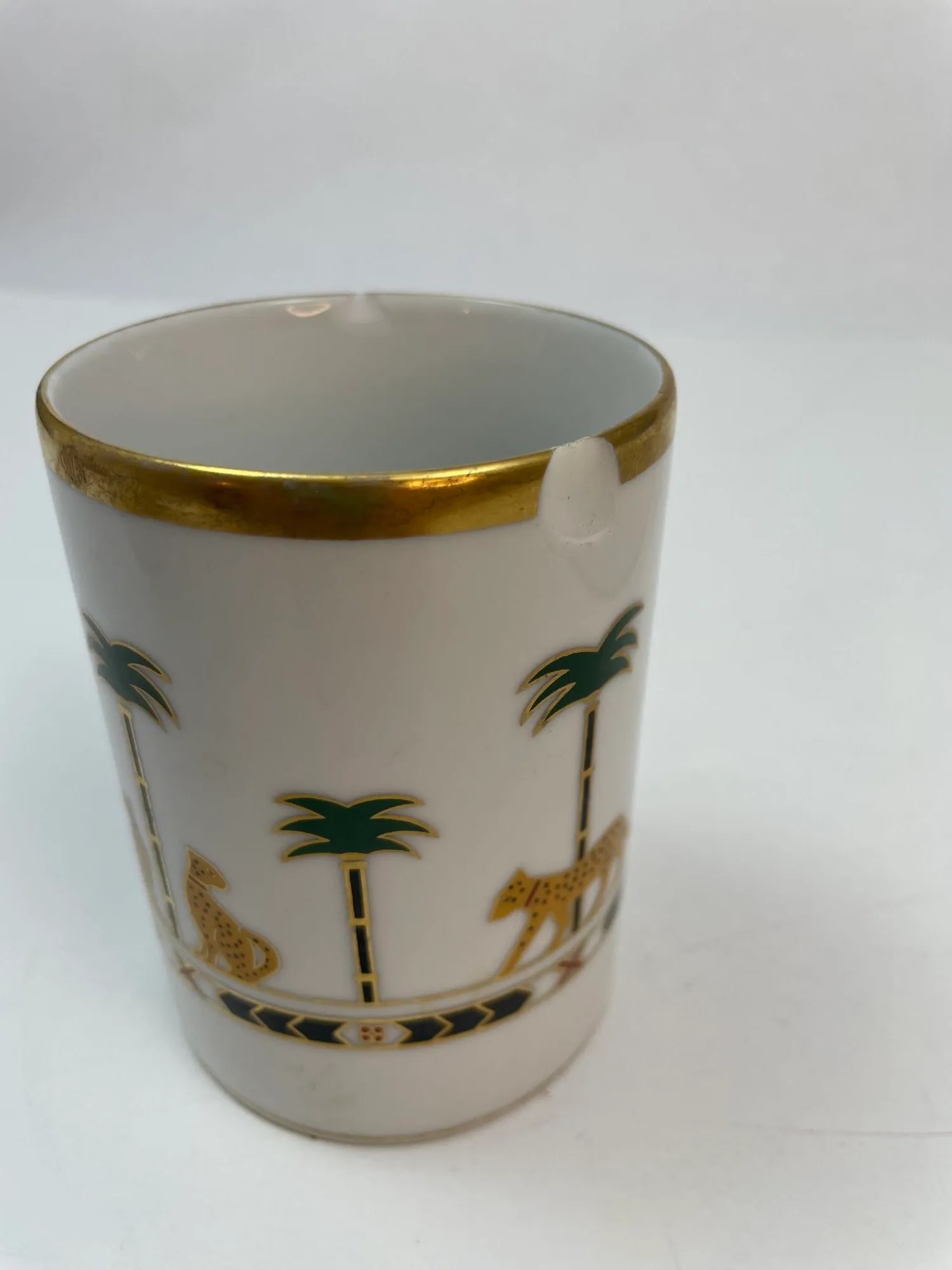 Christian Dior Casablanca Mug Fine China Porcelain Japan (Chipped) - 2