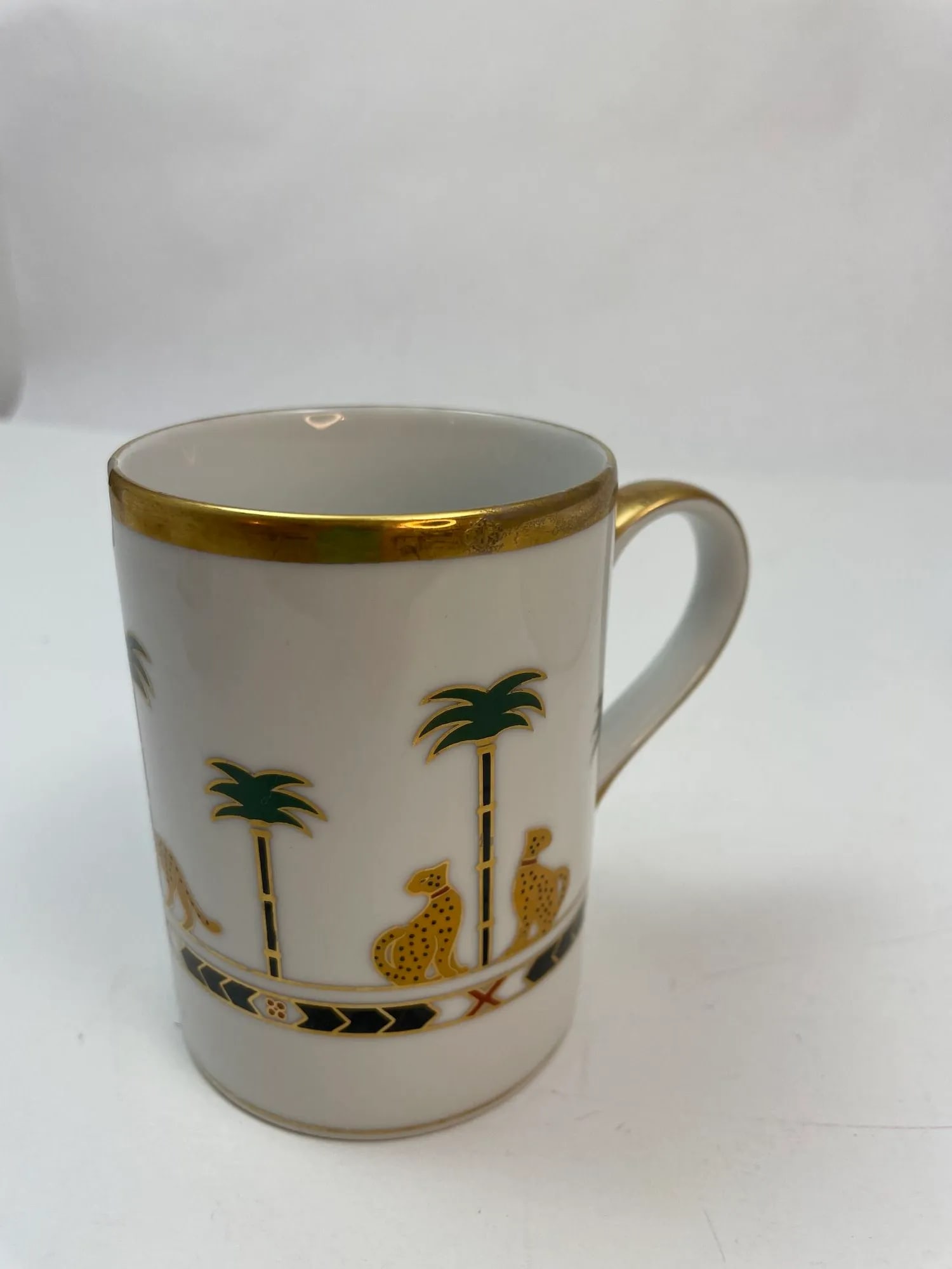 Christian Dior Casablanca Mug Fine China Porcelain Japan (Chipped) - 4