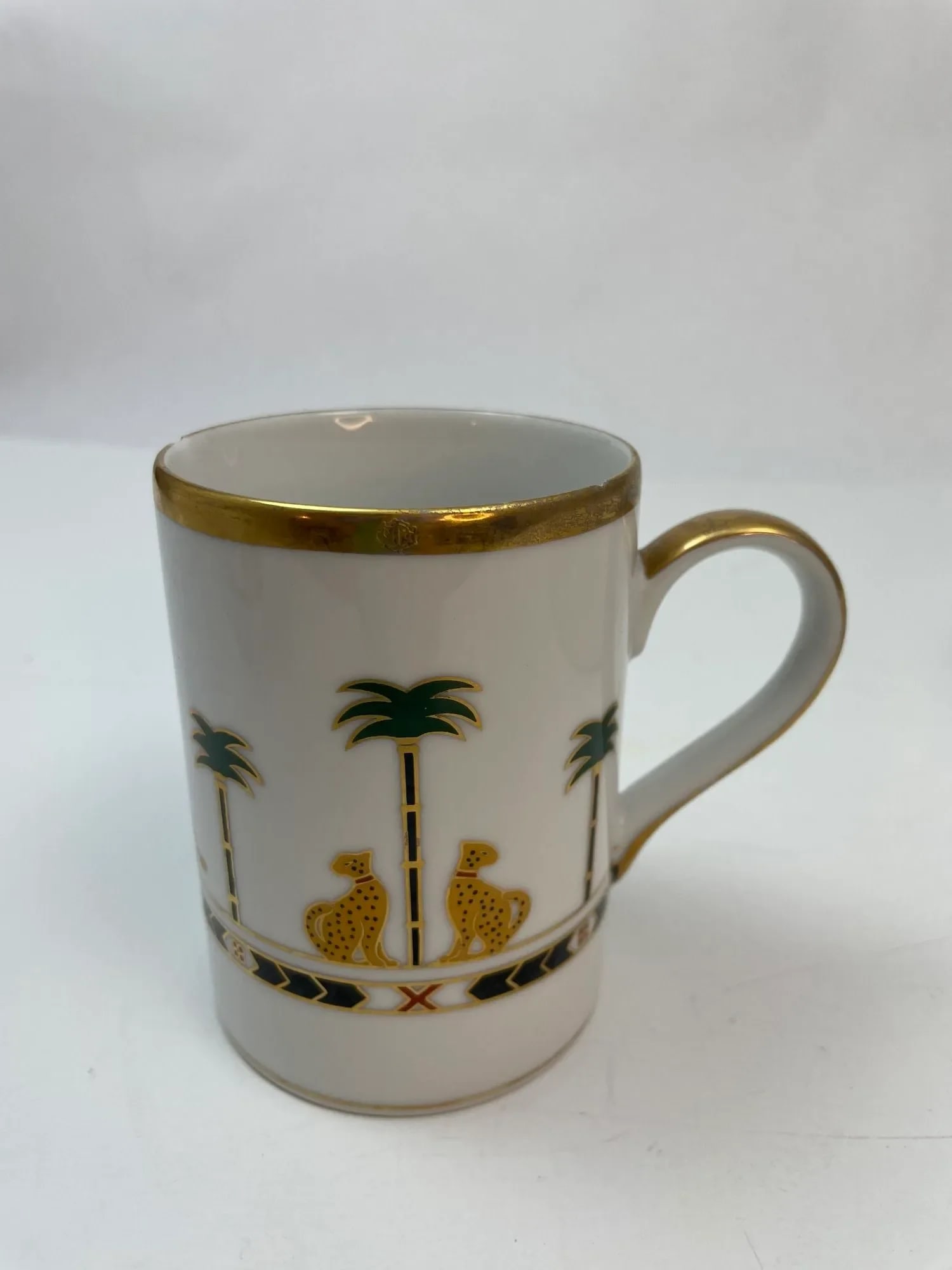 Christian Dior Casablanca Mug Fine China Porcelain Japan (Chipped) - 5