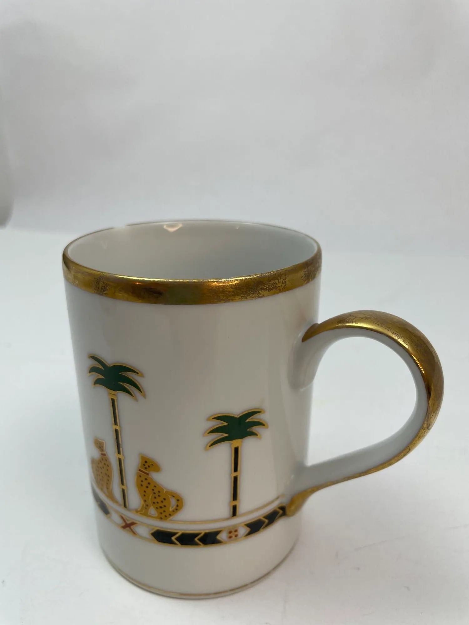 Christian Dior Casablanca Mug Fine China Porcelain Japan (Chipped) - 6