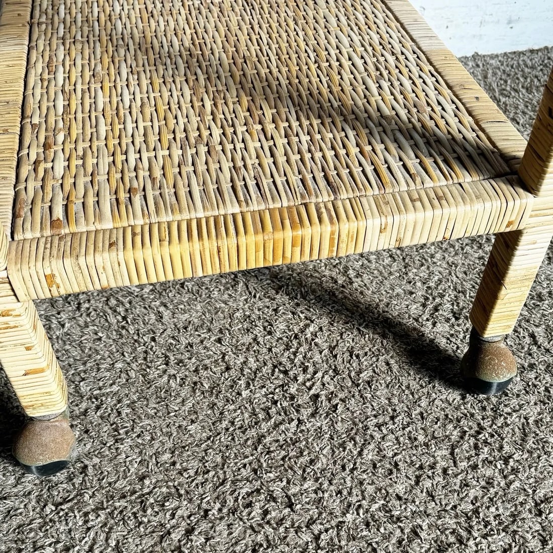 Boho Chic Wicker Two Tier Cart - 9