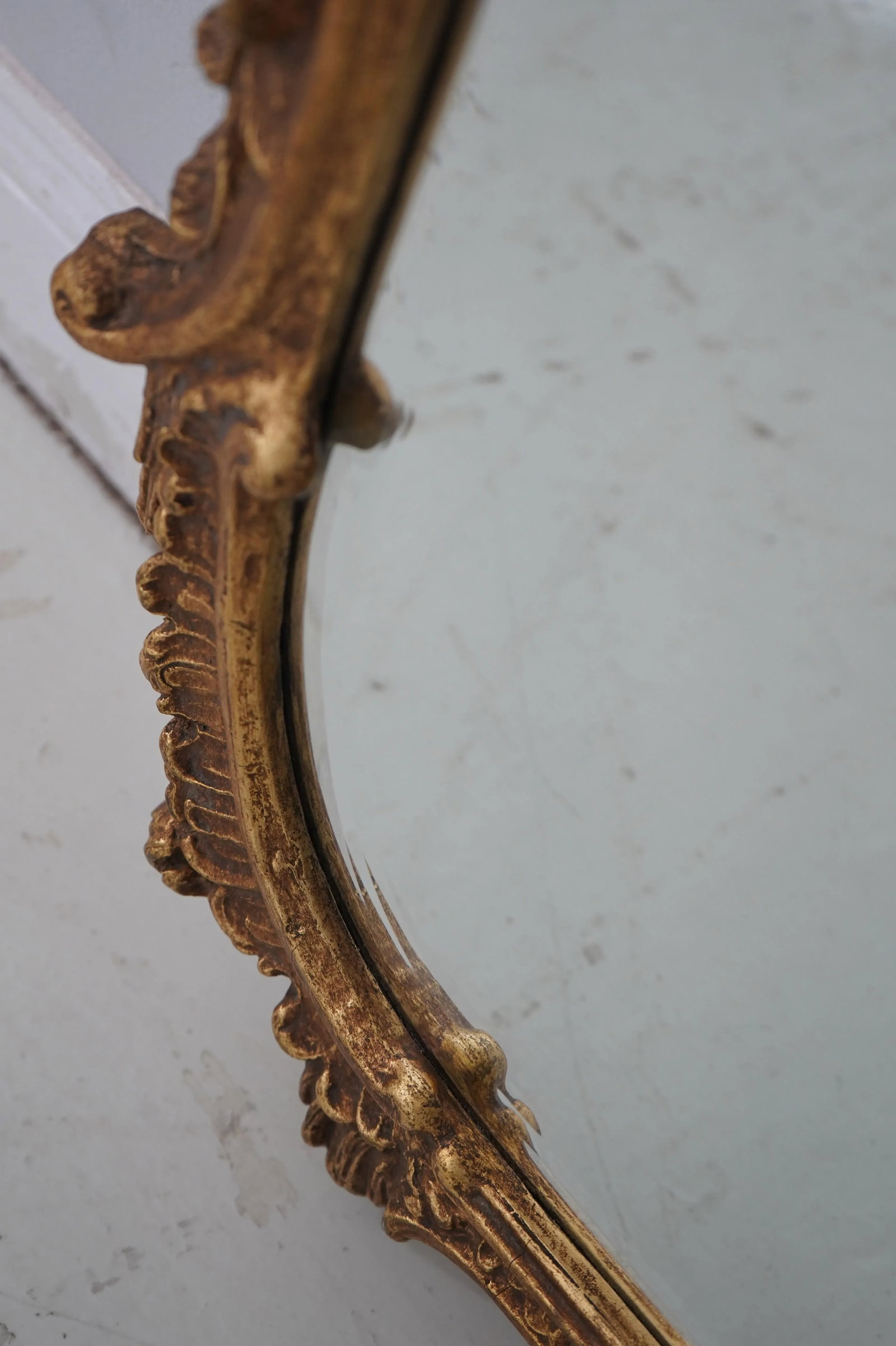 Friedman Brothers French Style Gold Painted Ornate Mirror - 3