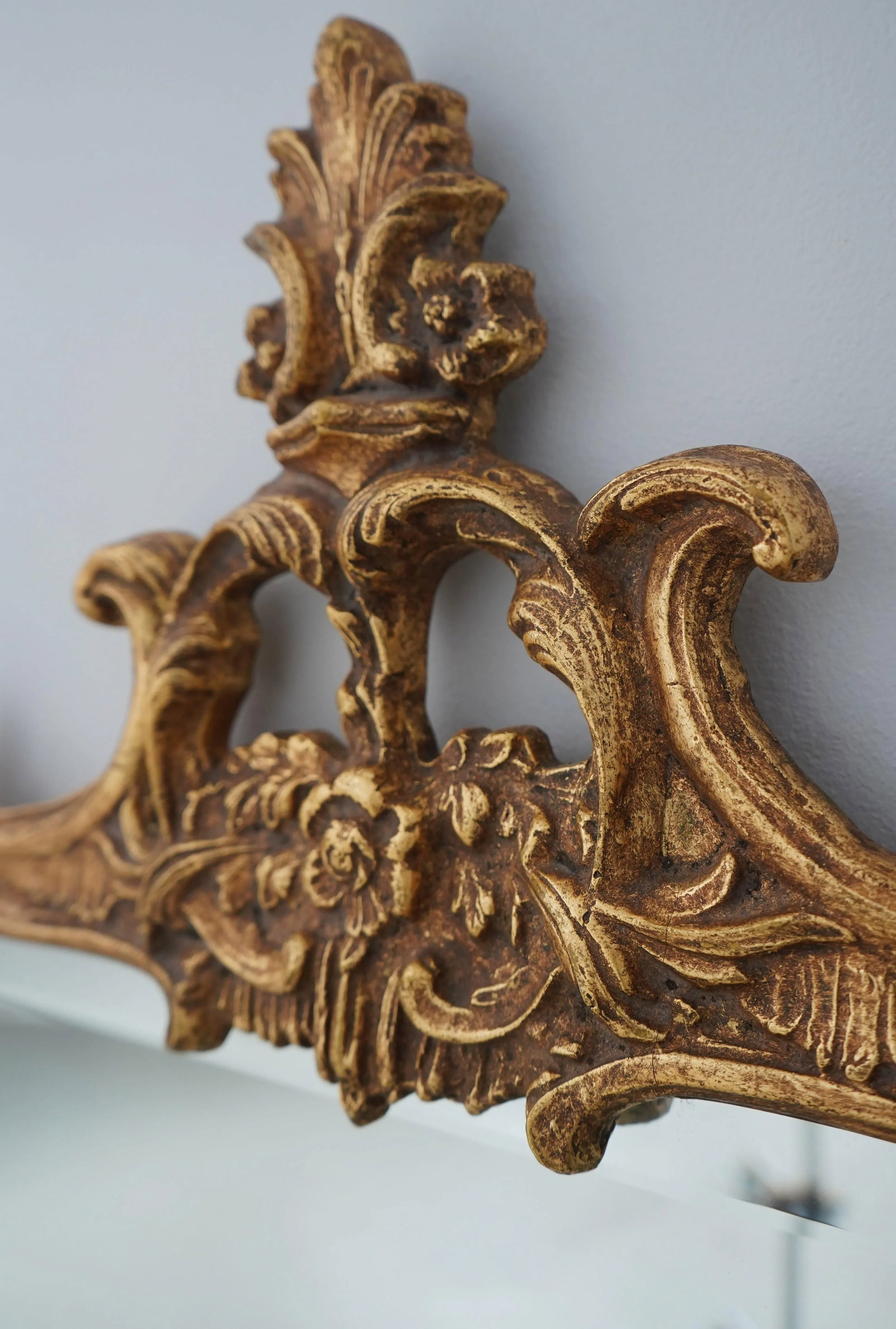 Friedman Brothers French Style Gold Painted Ornate Mirror - 6