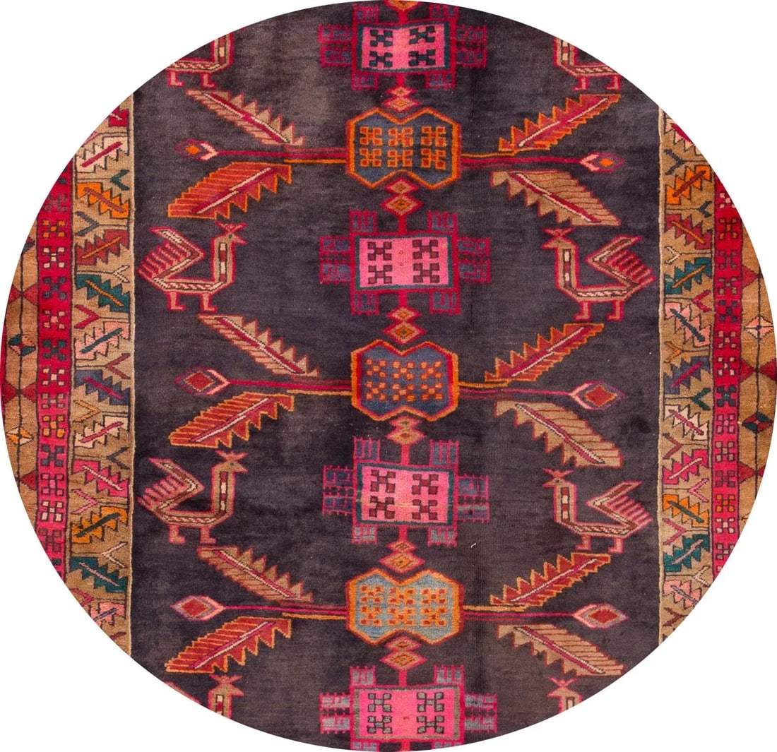 Mid 20th Century Persian Heriz Rug, 4'6" X 11'6" - 2
