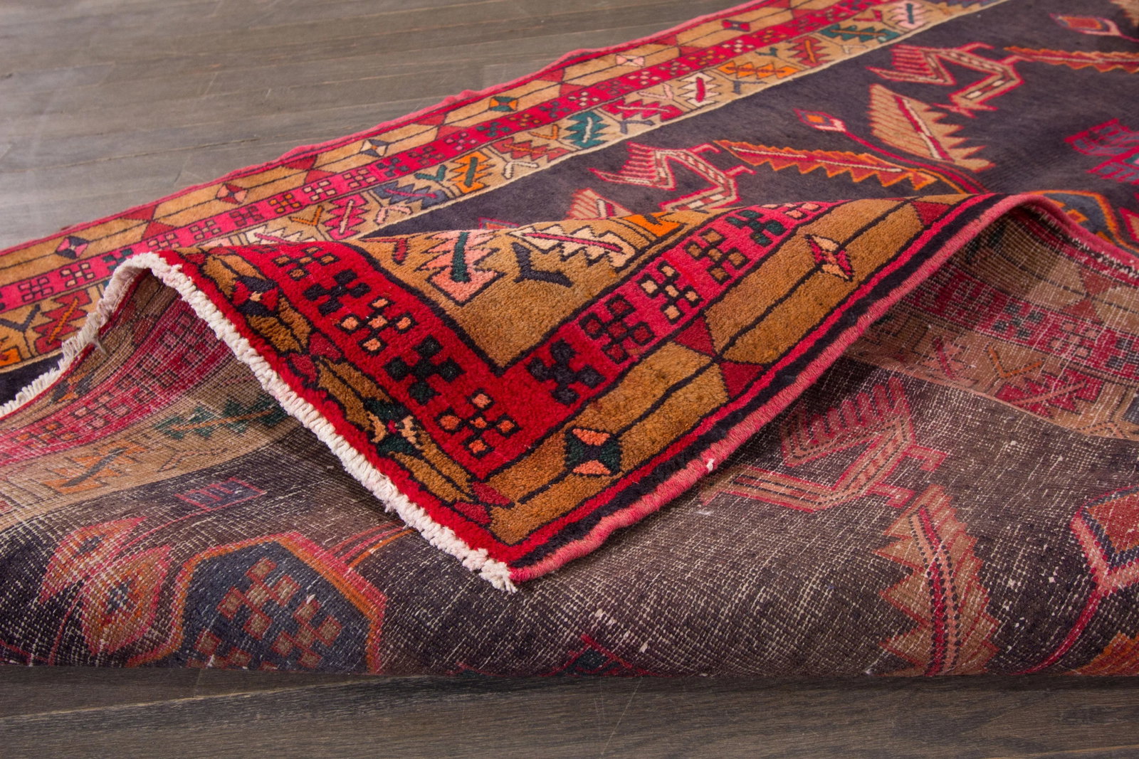 Mid 20th Century Persian Heriz Rug, 4'6" X 11'6" - 3