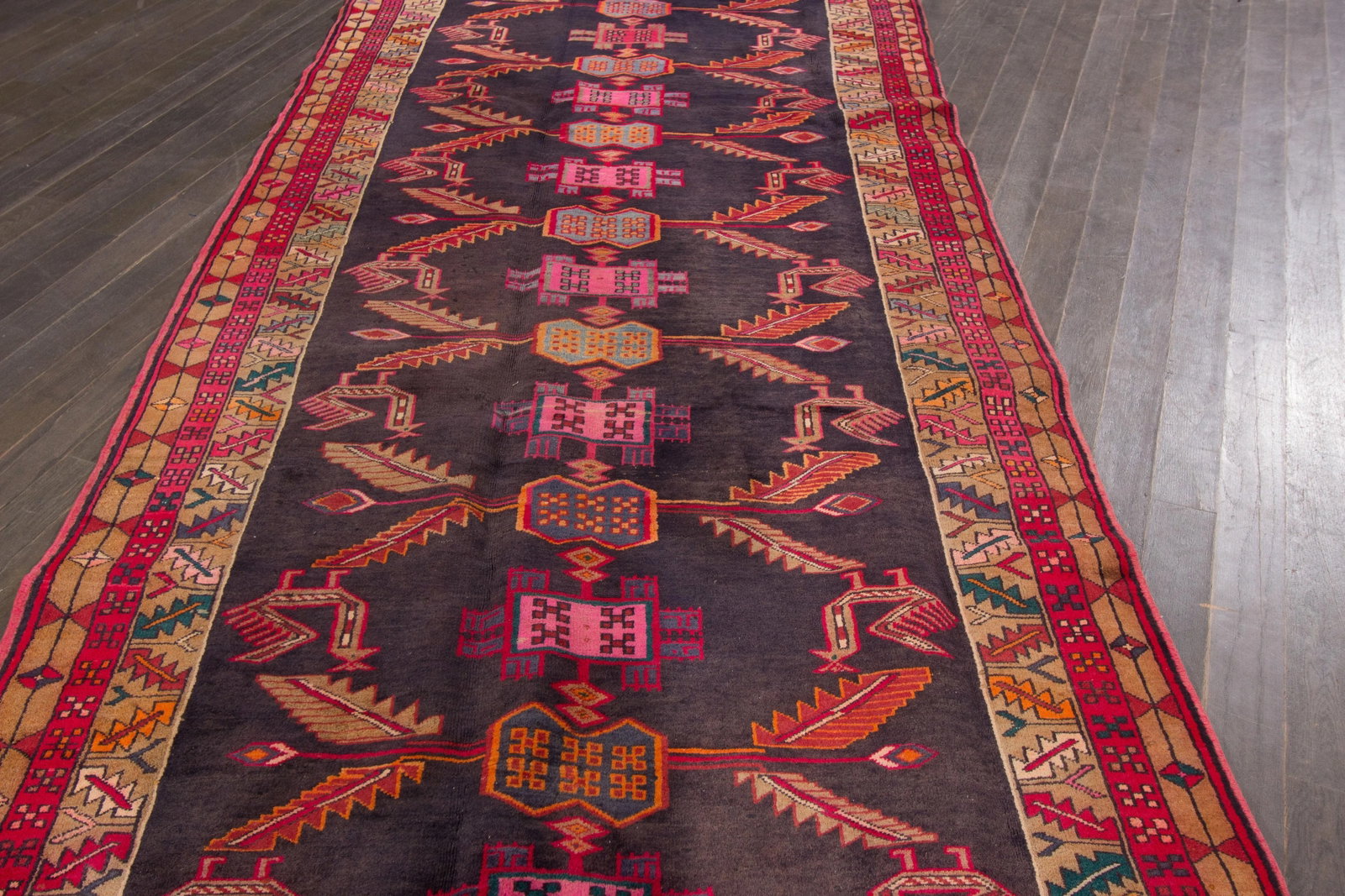 Mid 20th Century Persian Heriz Rug, 4'6" X 11'6" - 5