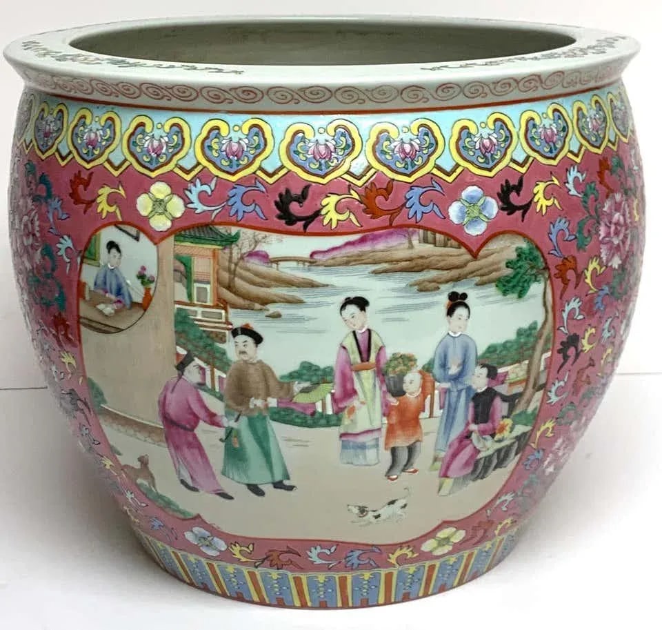 Early 20th Century Chinese Famille Verte Fishbowl - 10