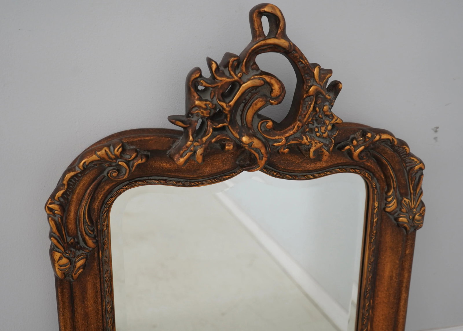 Stunning Gold Frame French Louis XV Style Tall Mirror - 4