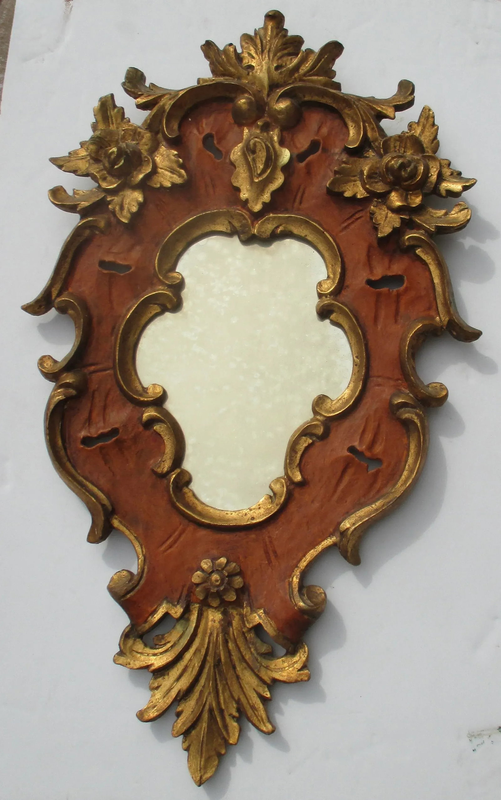 Vintage Spanish Colonial Baroque Style Mirror Circa 80s - 2