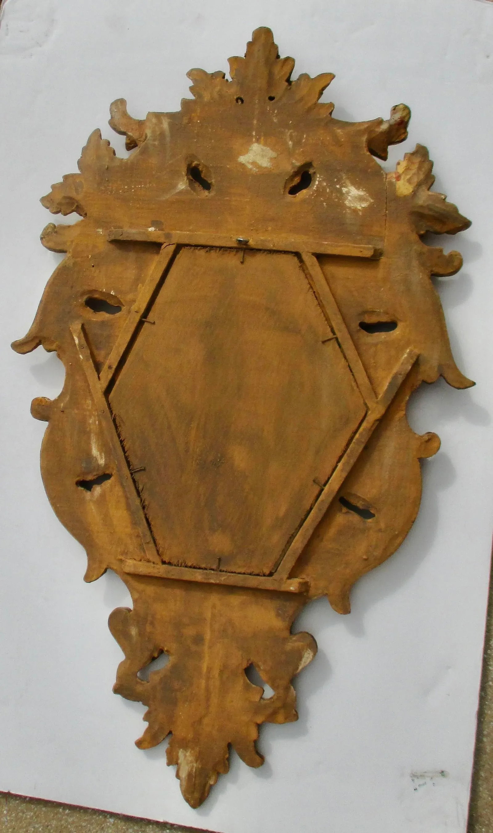 Vintage Spanish Colonial Baroque Style Mirror Circa 80s - 8