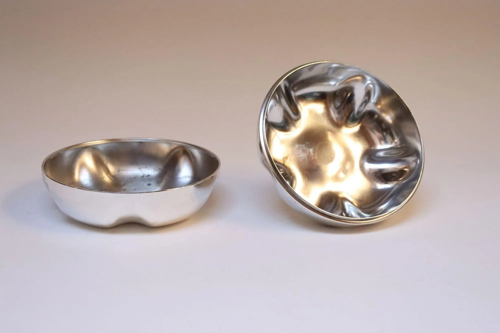 Vintage Italian Modernist Silver-Plated "Squash" Lidded Serving / Candy Dish - 7