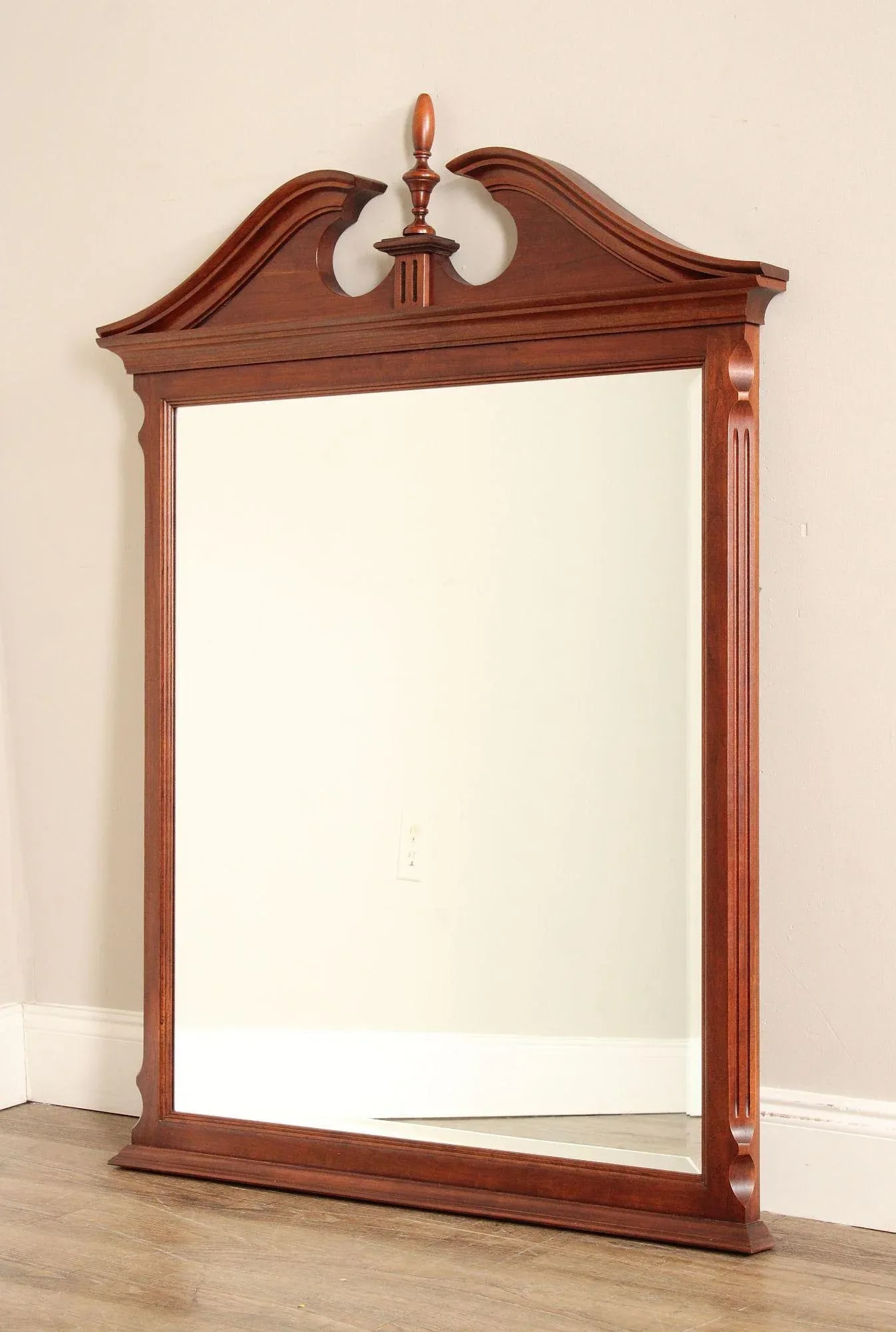 Late 20th Century Pennsylvania House Chippendale Style Cherry Wall Mirror - 2