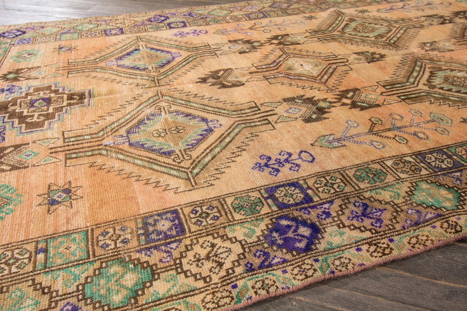 Mid-20th Century Vintage Persian Rug - 4'6" X 8'11" - 6