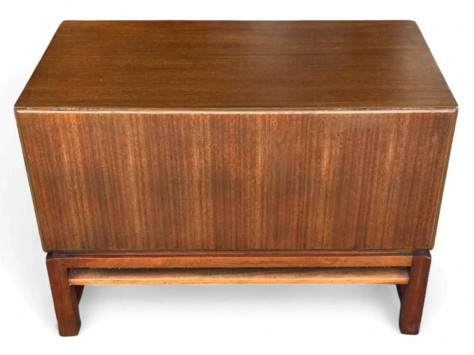 1960s Mid-Century Modern Two-Tone Mahogany Nightstand by Dunbar - Fully Restored - 6