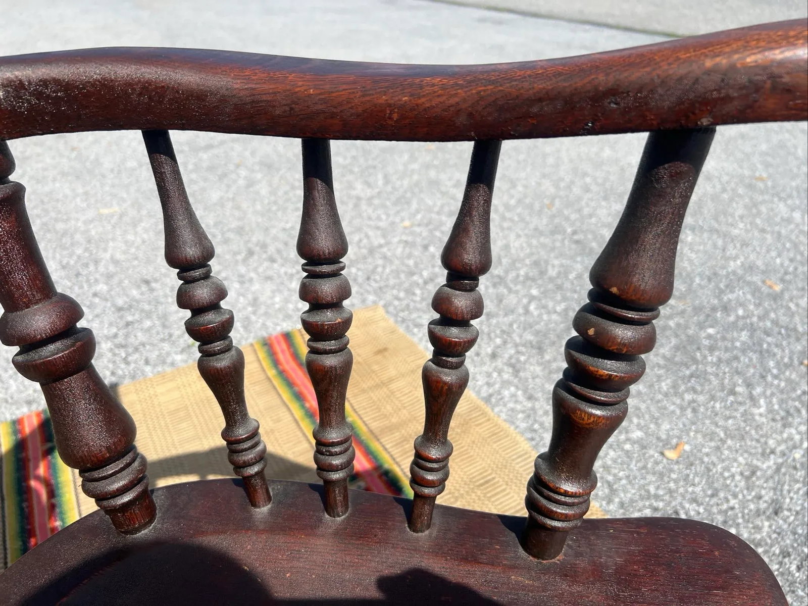 Antique American Oak Carved Armchair by Hubbard & Eldridge Co, Circa 1900's - 7