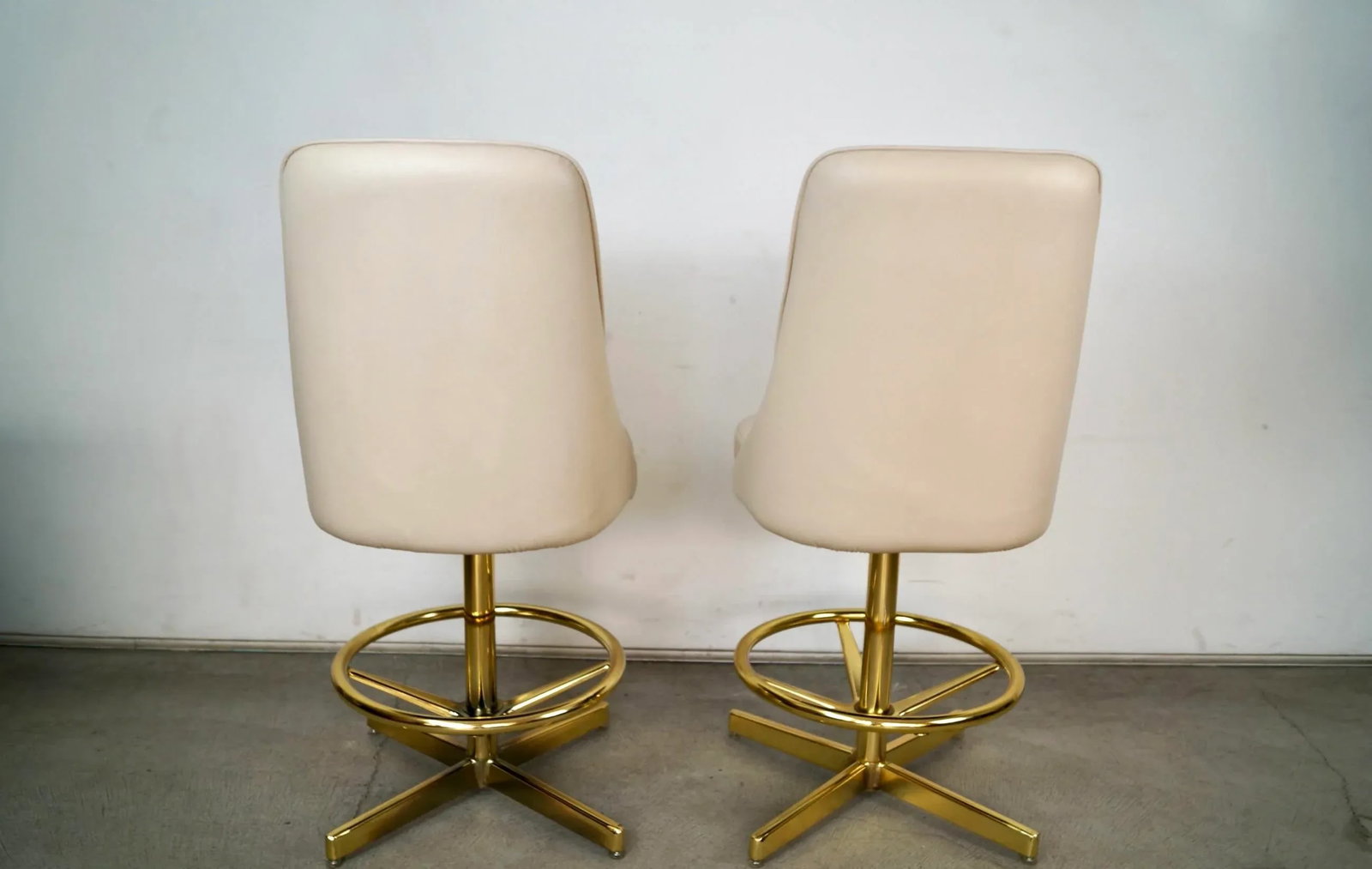 Mid-Century Modern Chromcraft Counter Stools - A Pair - 5