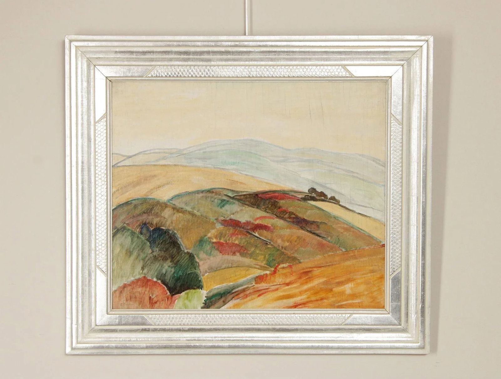 Elizabeth Grandin Oil on Board Landscape - 2