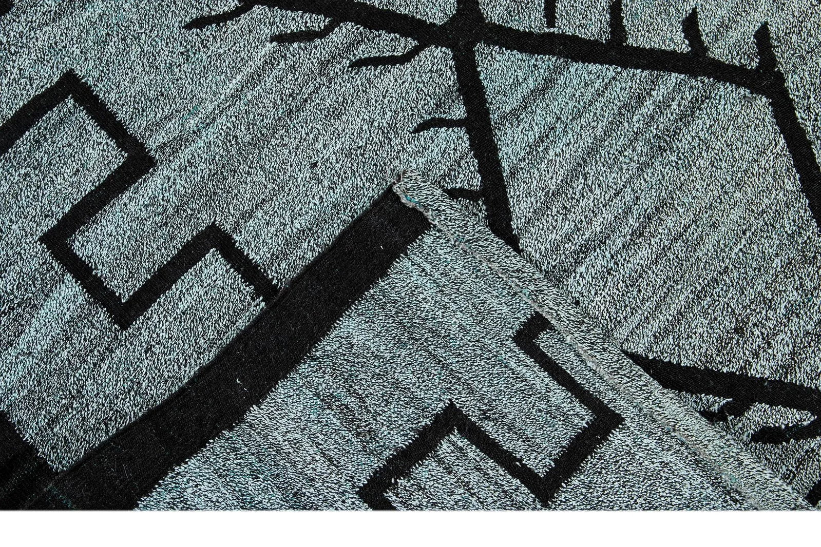 21st Century Modern Flatweave Wool Kilim Rug - 4