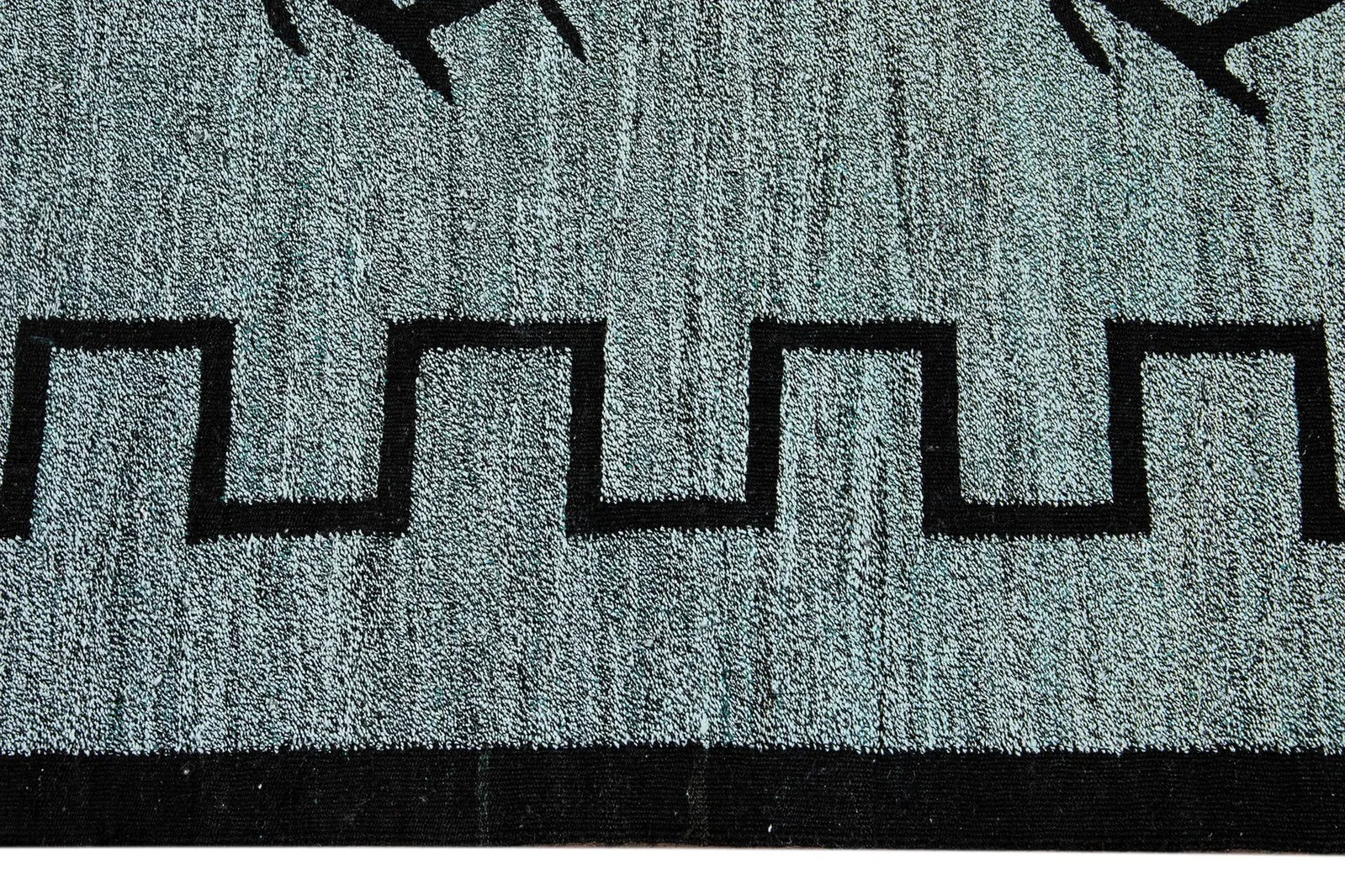 21st Century Modern Flatweave Wool Kilim Rug - 7