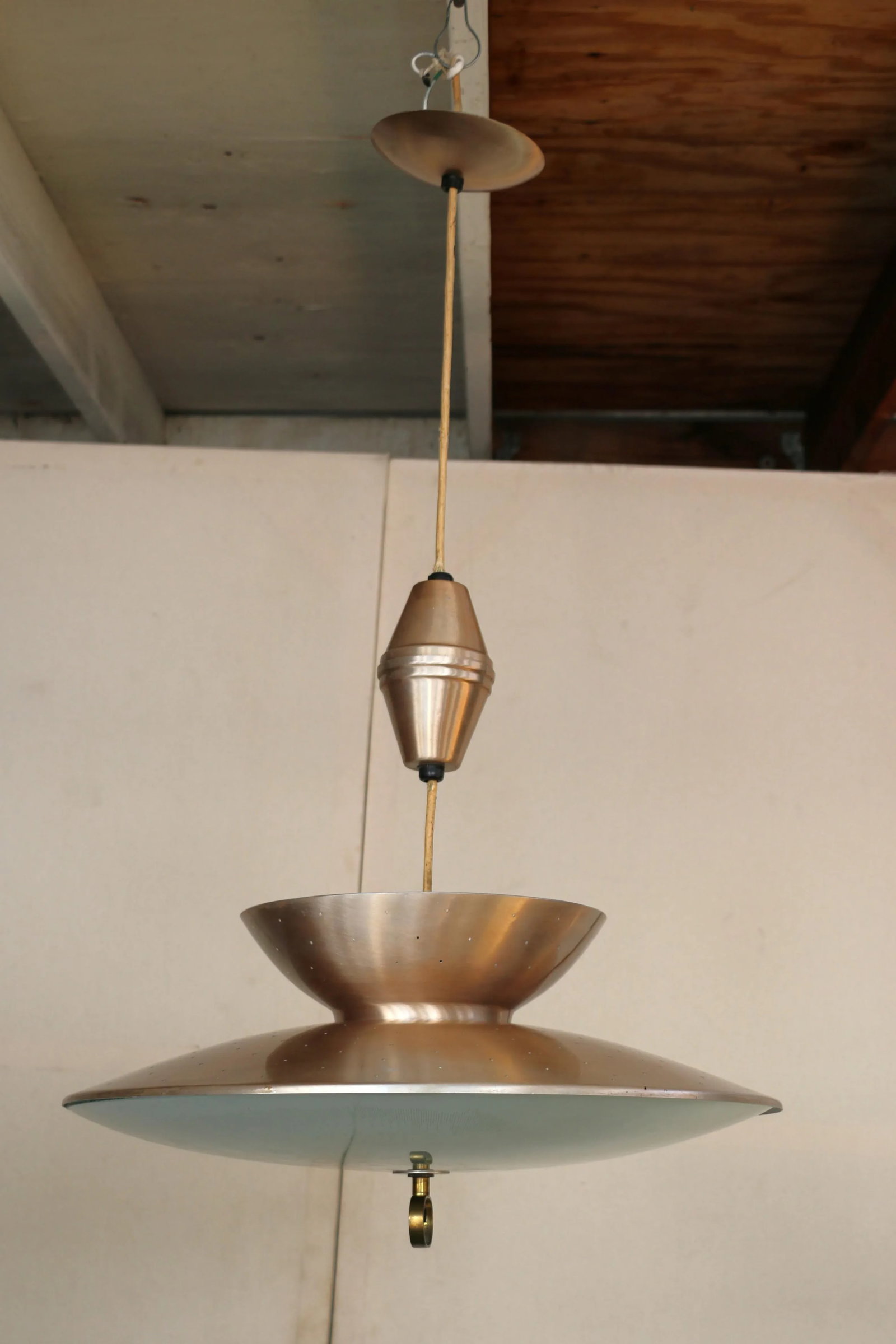 Mid Century Pull Down Pendant Light Fixture - 3