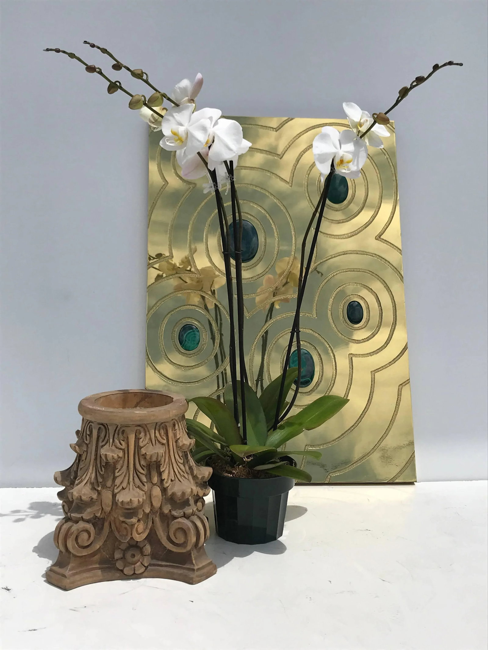 Corinthian Capital Planter - 4